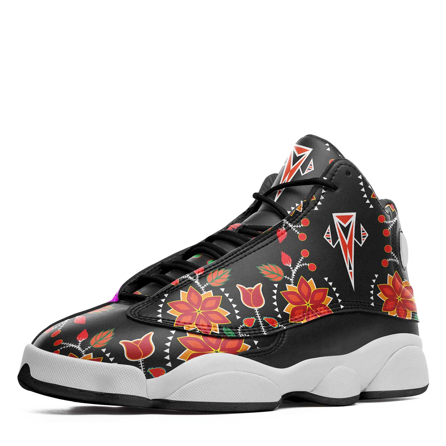 Floral Beadwork Six Bands Athletic Shoes Herman