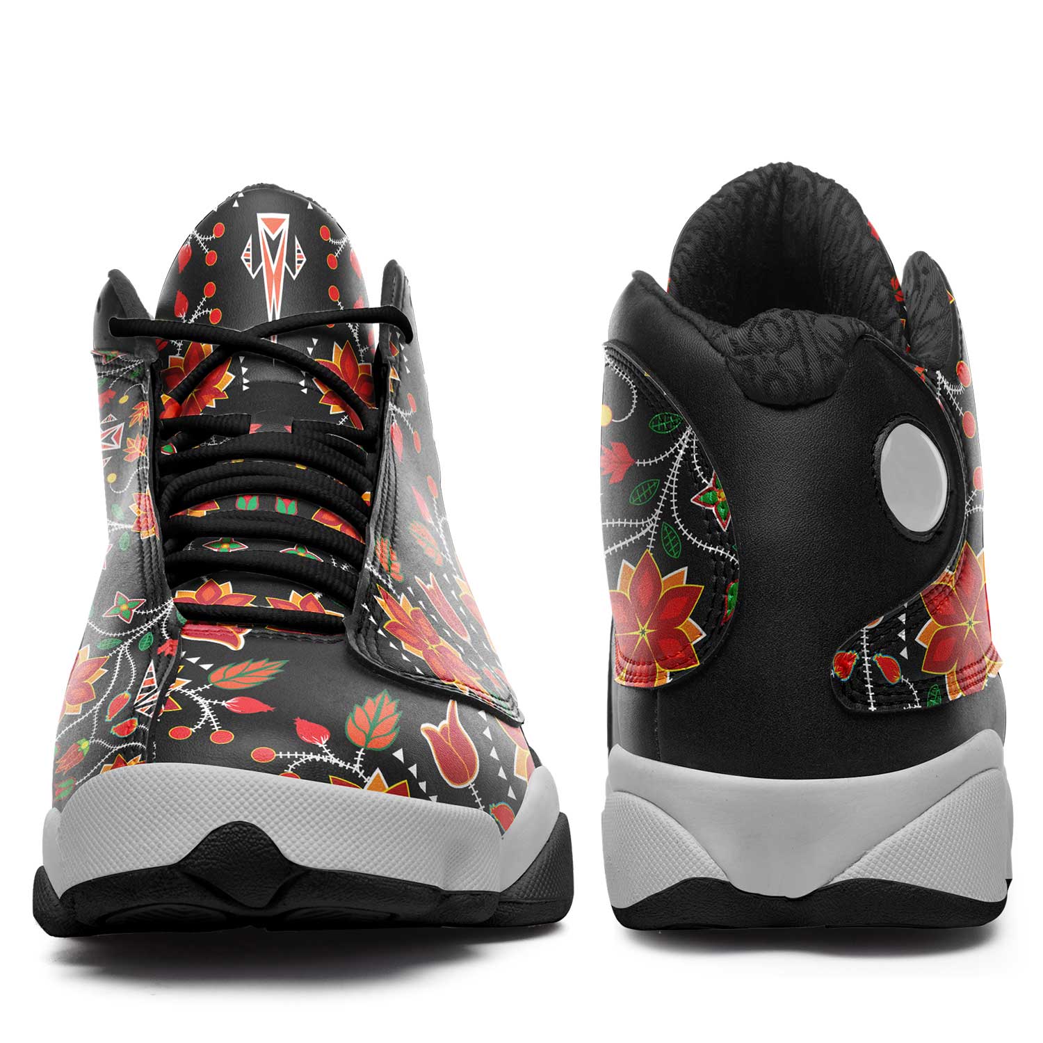 Floral Beadwork Six Bands Athletic Shoes Herman