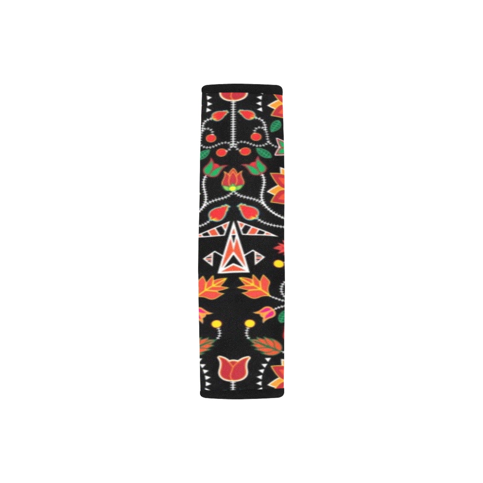 Floral Beadwork Six Bands Car Seat Belt Cover 7''x12.6'' (Pack of 2) Car Seat Belt Cover 7x12.6 (Pack of 2) e-joyer