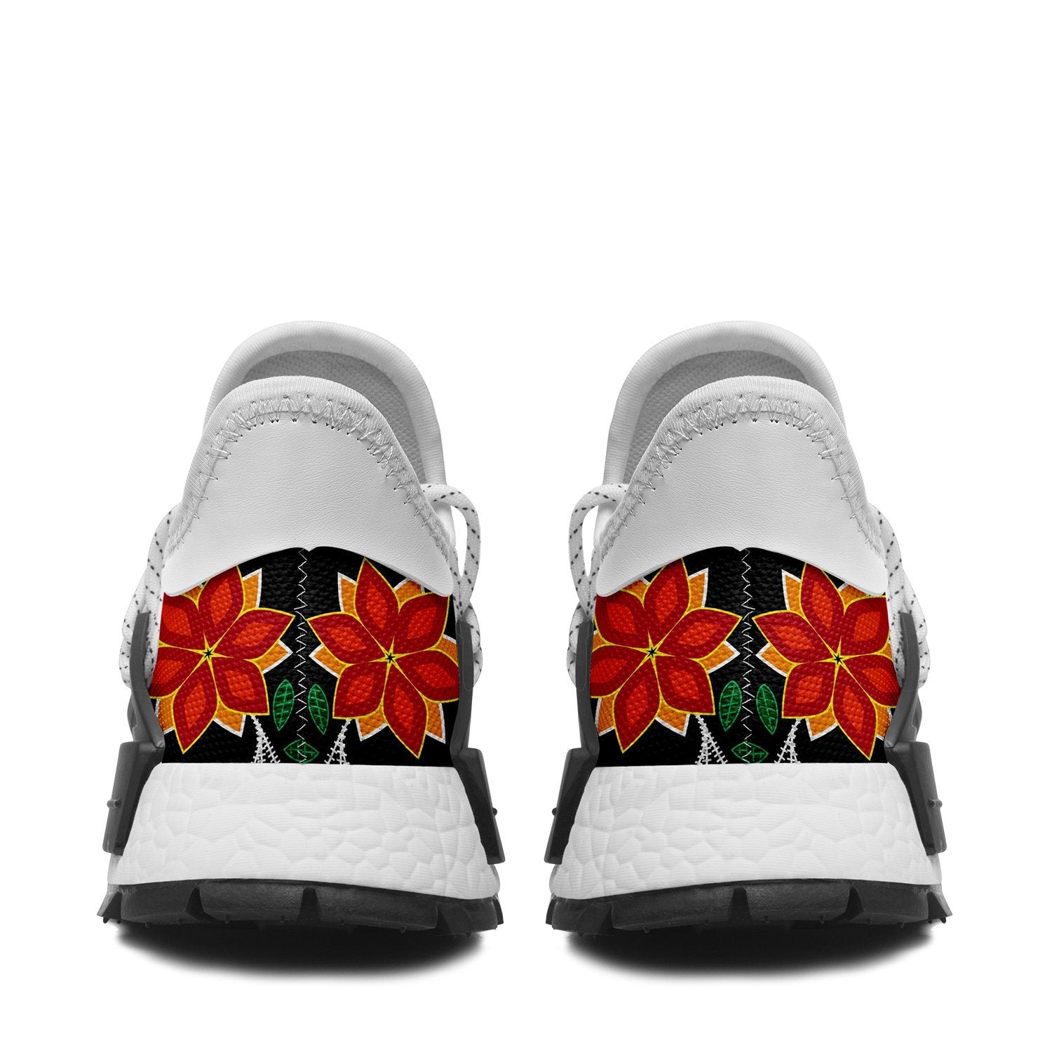 Floral Beadwork Six Bands Okaki Sneakers Shoes 49 Dzine