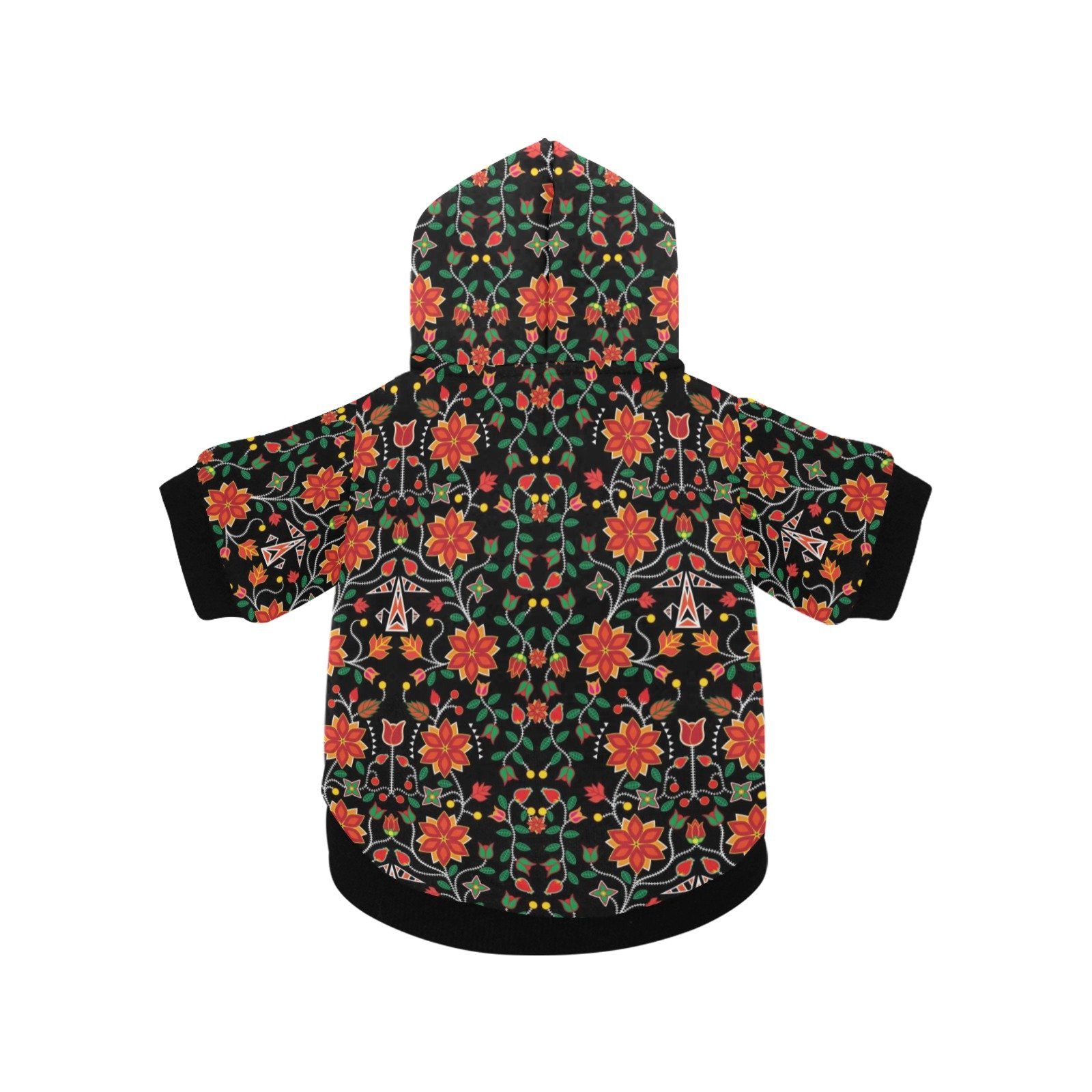 Floral Beadwork Six Bands Pet Dog Hoodie Pet Dog Hoodie e-joyer