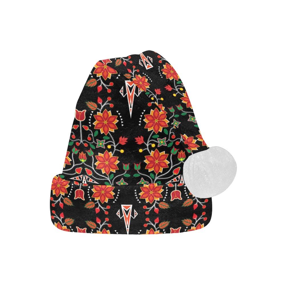 Floral Beadwork Six Bands Santa Hat Santa Hat e-joyer