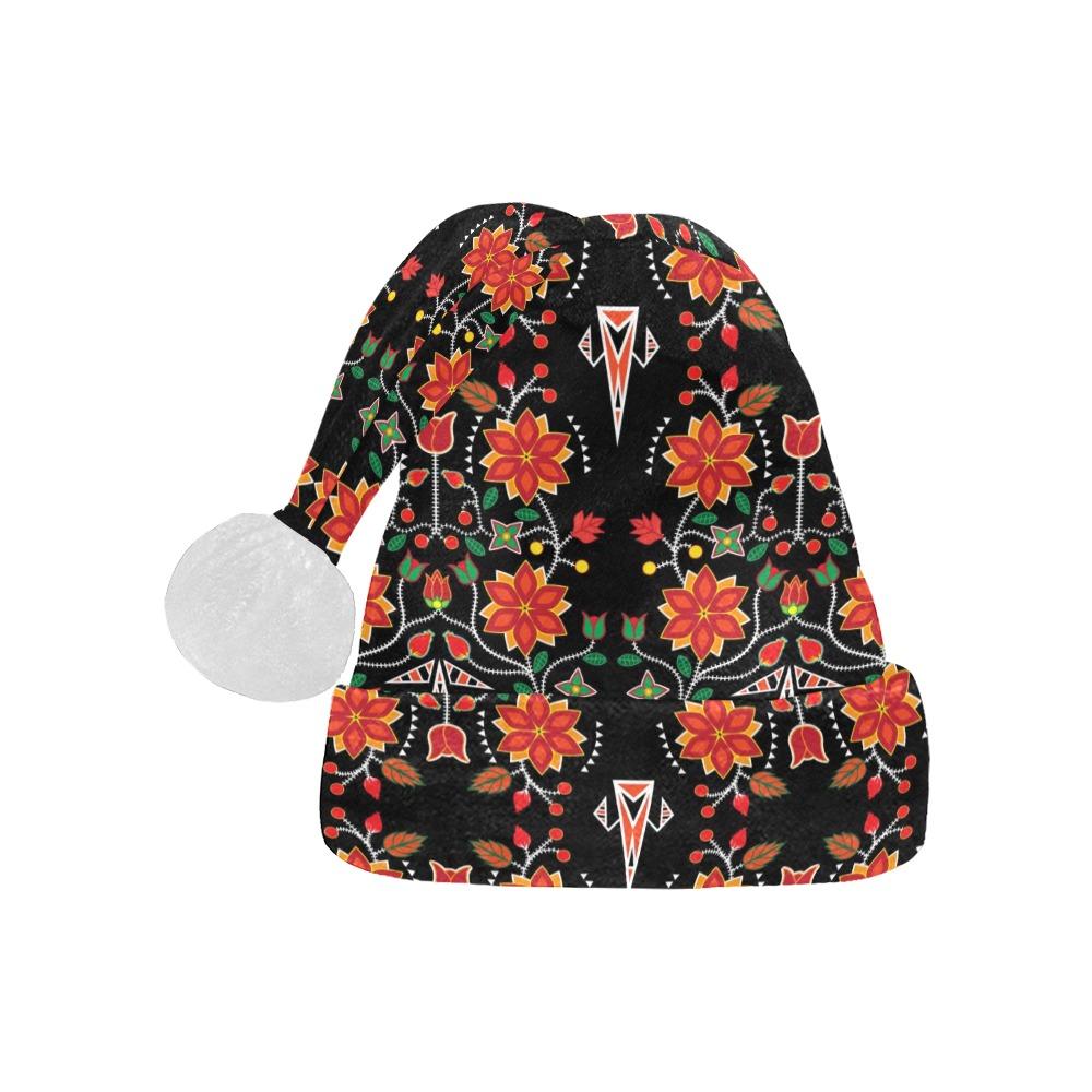 Floral Beadwork Six Bands Santa Hat Santa Hat e-joyer