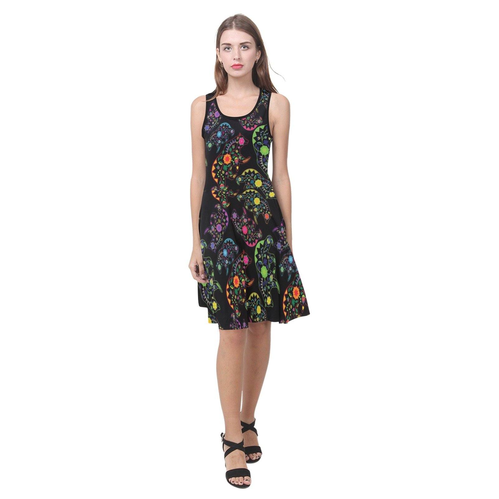 Floral Bear Atalanta Sundress (Model D04) Atalanta Sundress (D04) e-joyer