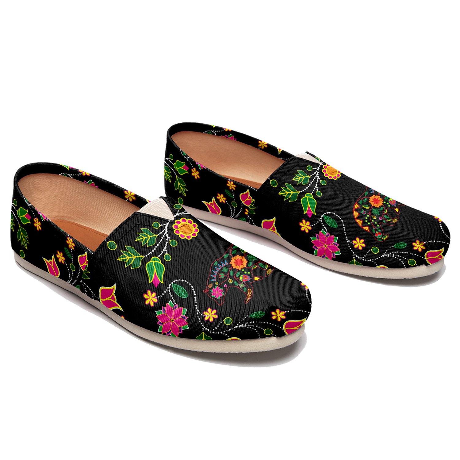 Floral Bear Casual Unisex Slip On Shoe Herman