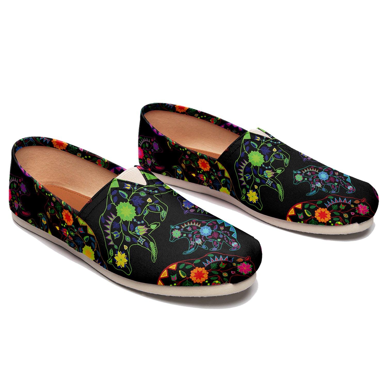 Floral Bear Casual Unisex Slip On Shoe Herman