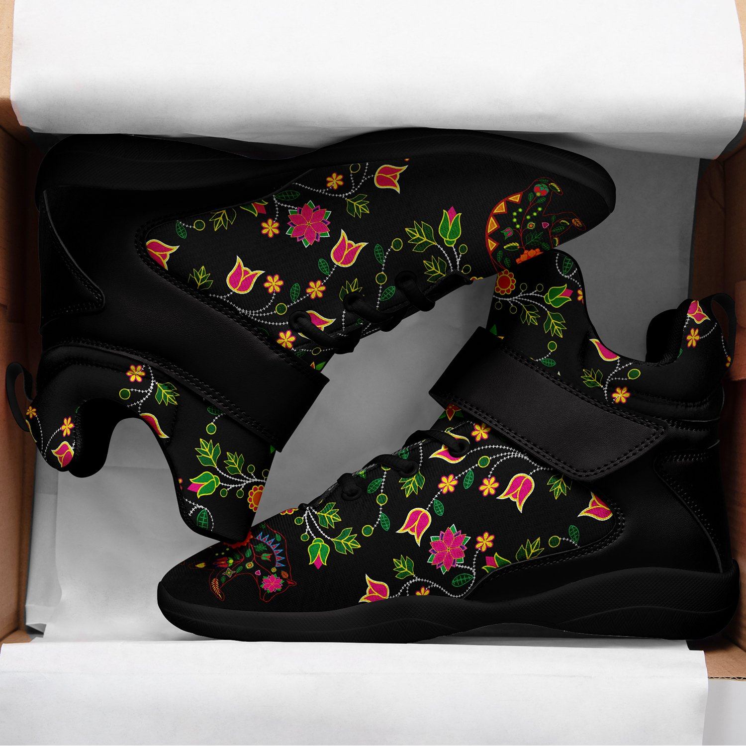 Floral Bear Ipottaa Basketball / Sport High Top Shoes 49 Dzine