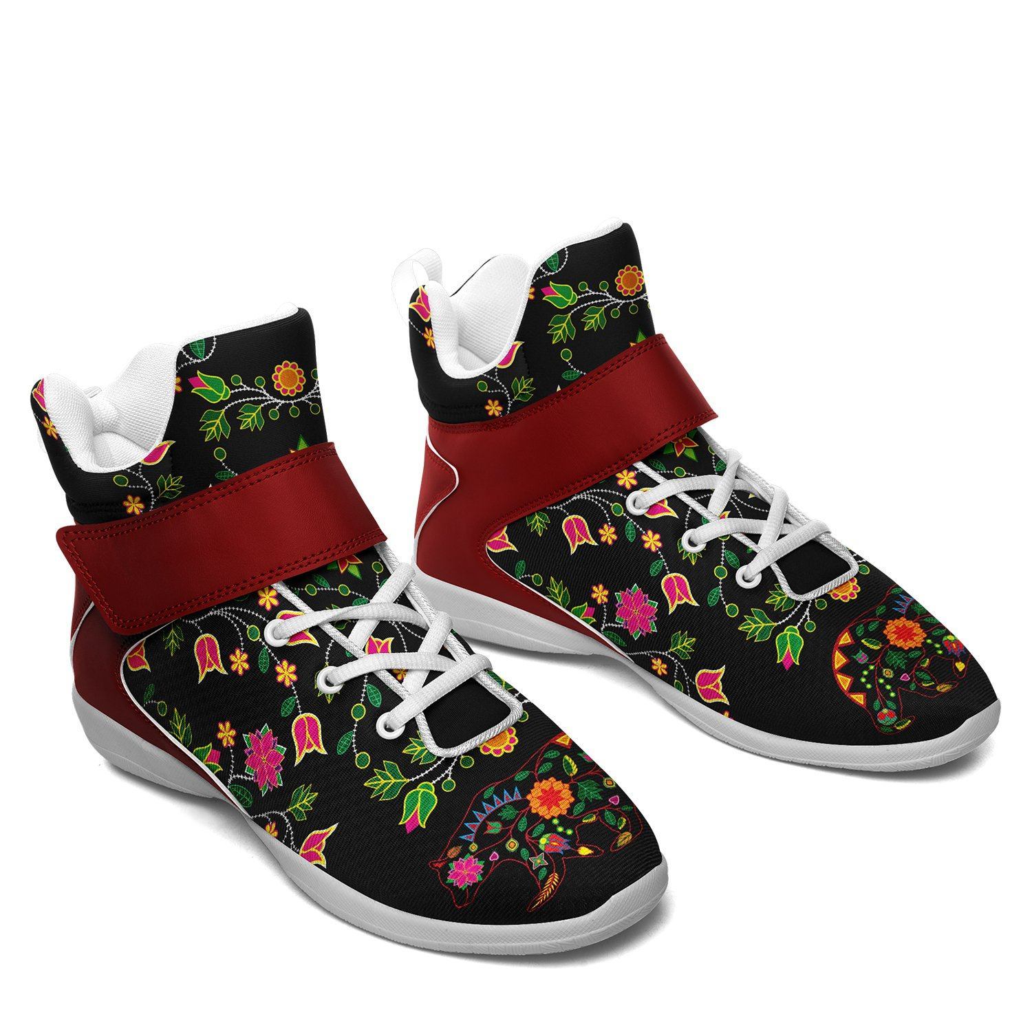 Floral Bear Ipottaa Basketball / Sport High Top Shoes - White Sole 49 Dzine