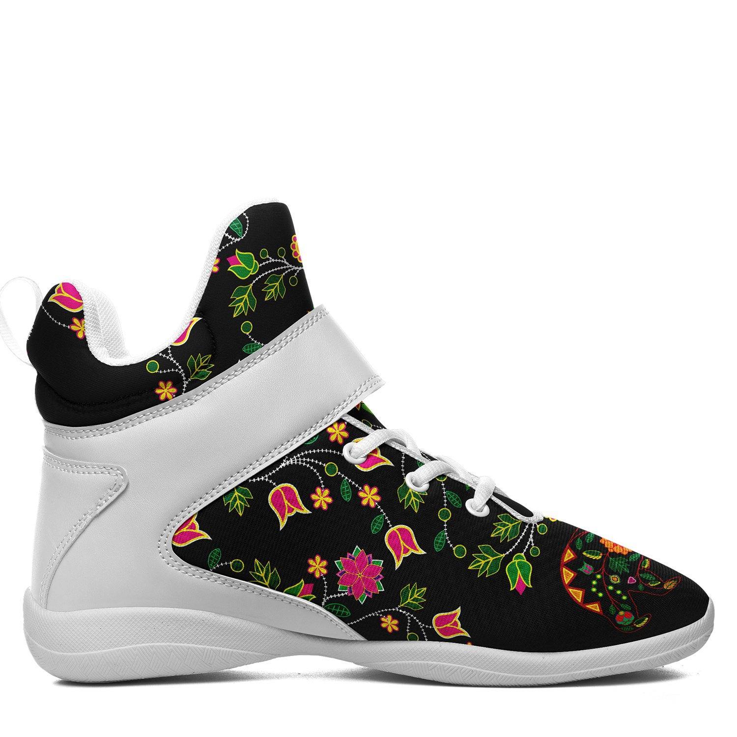 Floral Bear Ipottaa Basketball / Sport High Top Shoes - White Sole 49 Dzine