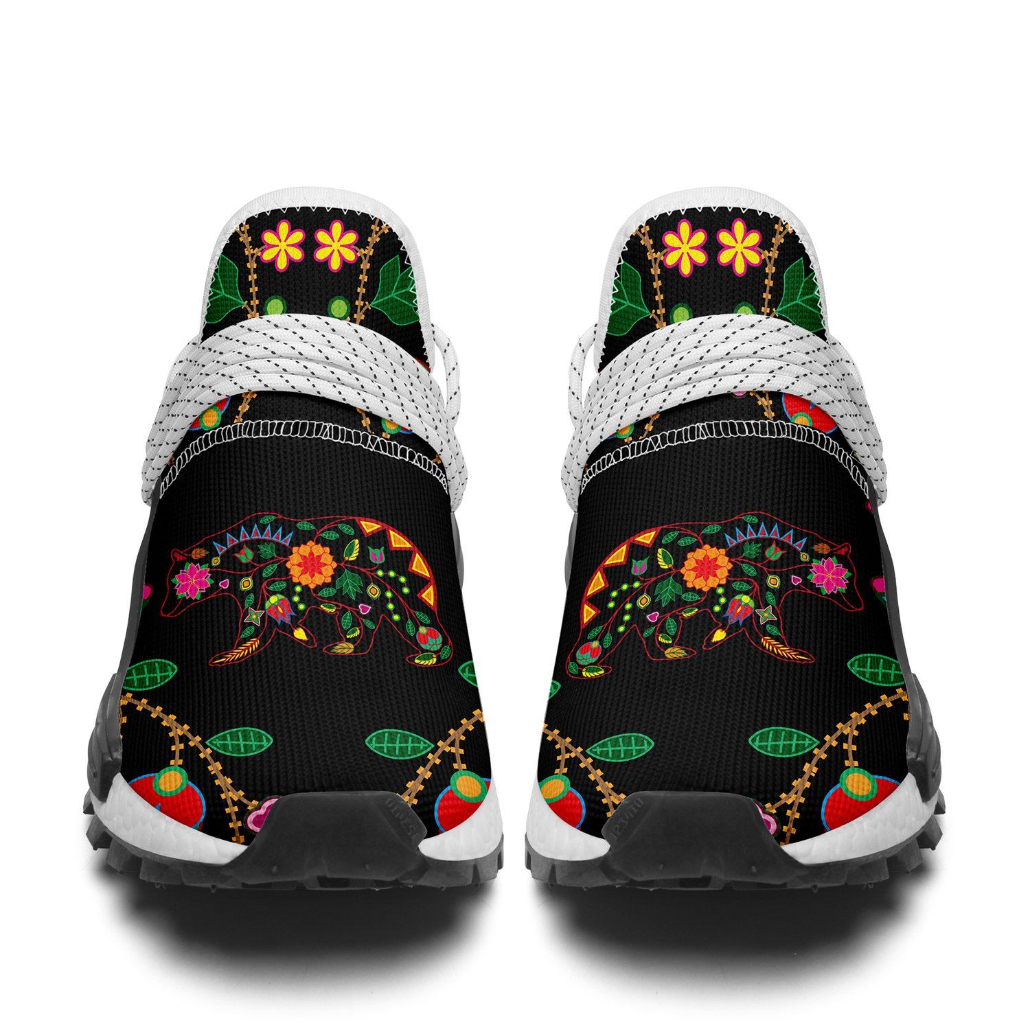 Floral Bear Okaki Sneakers Shoes 49 Dzine