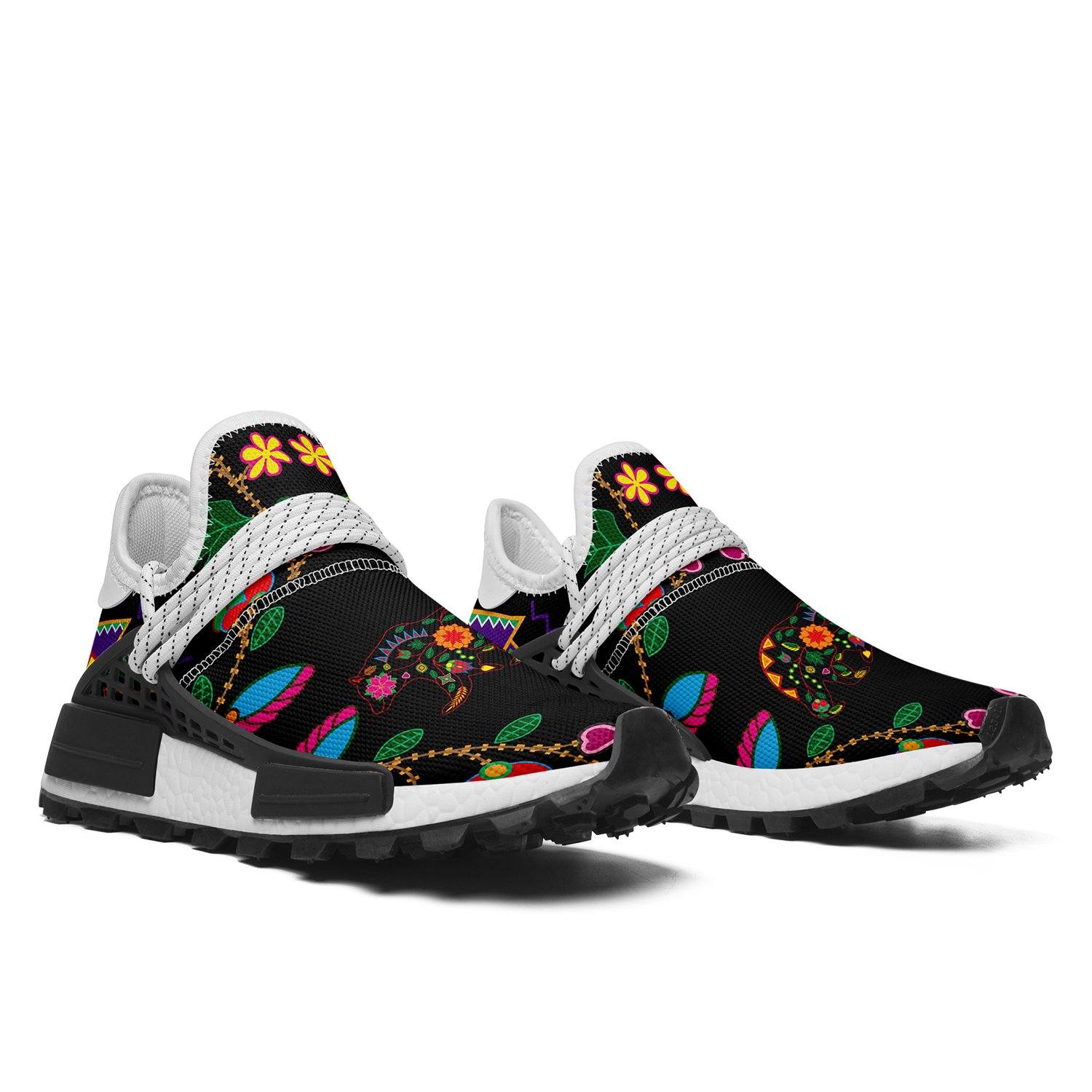Floral Bear Okaki Sneakers Shoes 49 Dzine