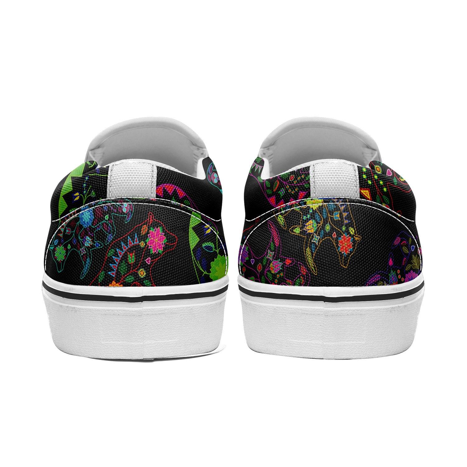 Floral Bear Otoyimm Canvas Slip On Shoes otoyimm Herman