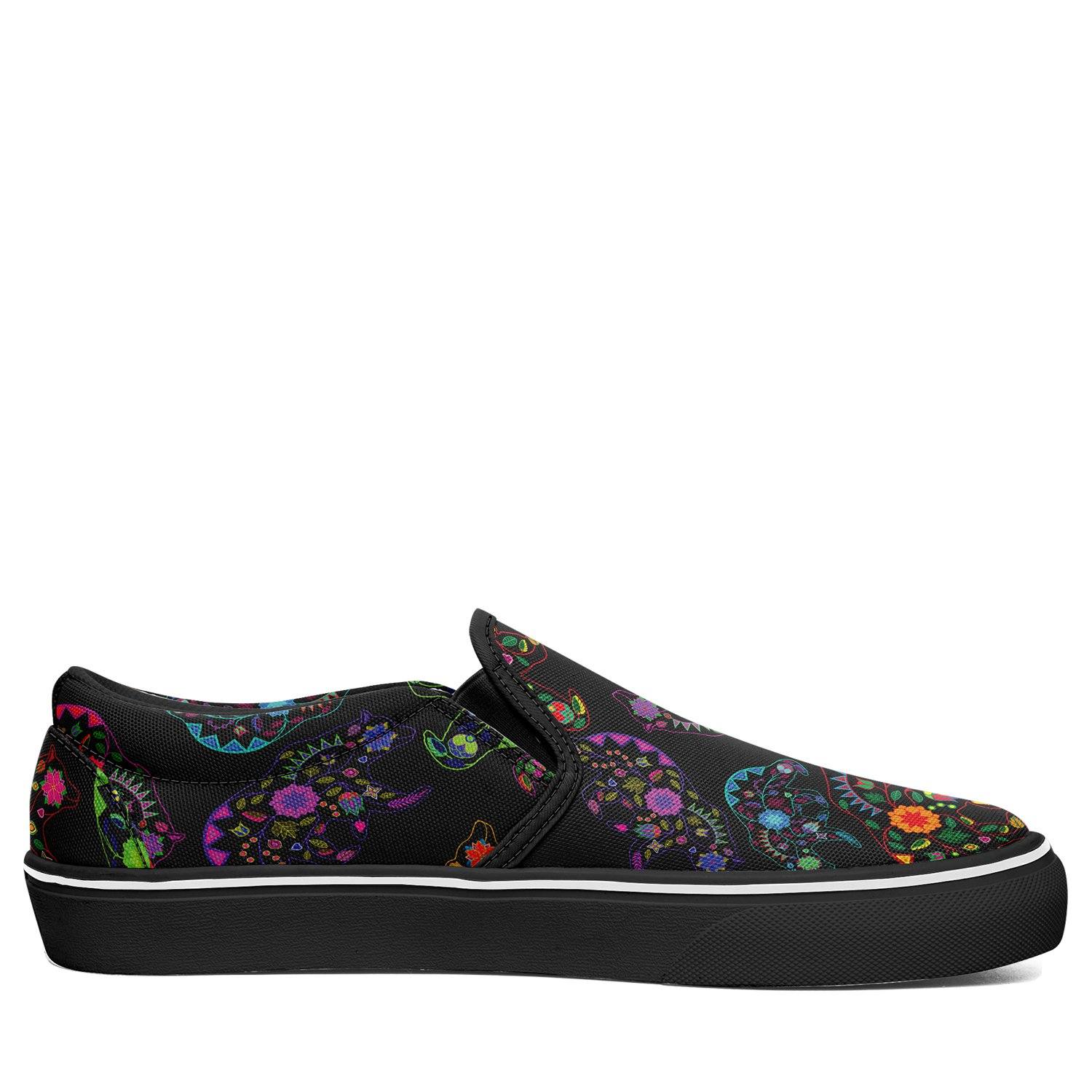 Floral Bear Otoyimm Canvas Slip On Shoes otoyimm Herman