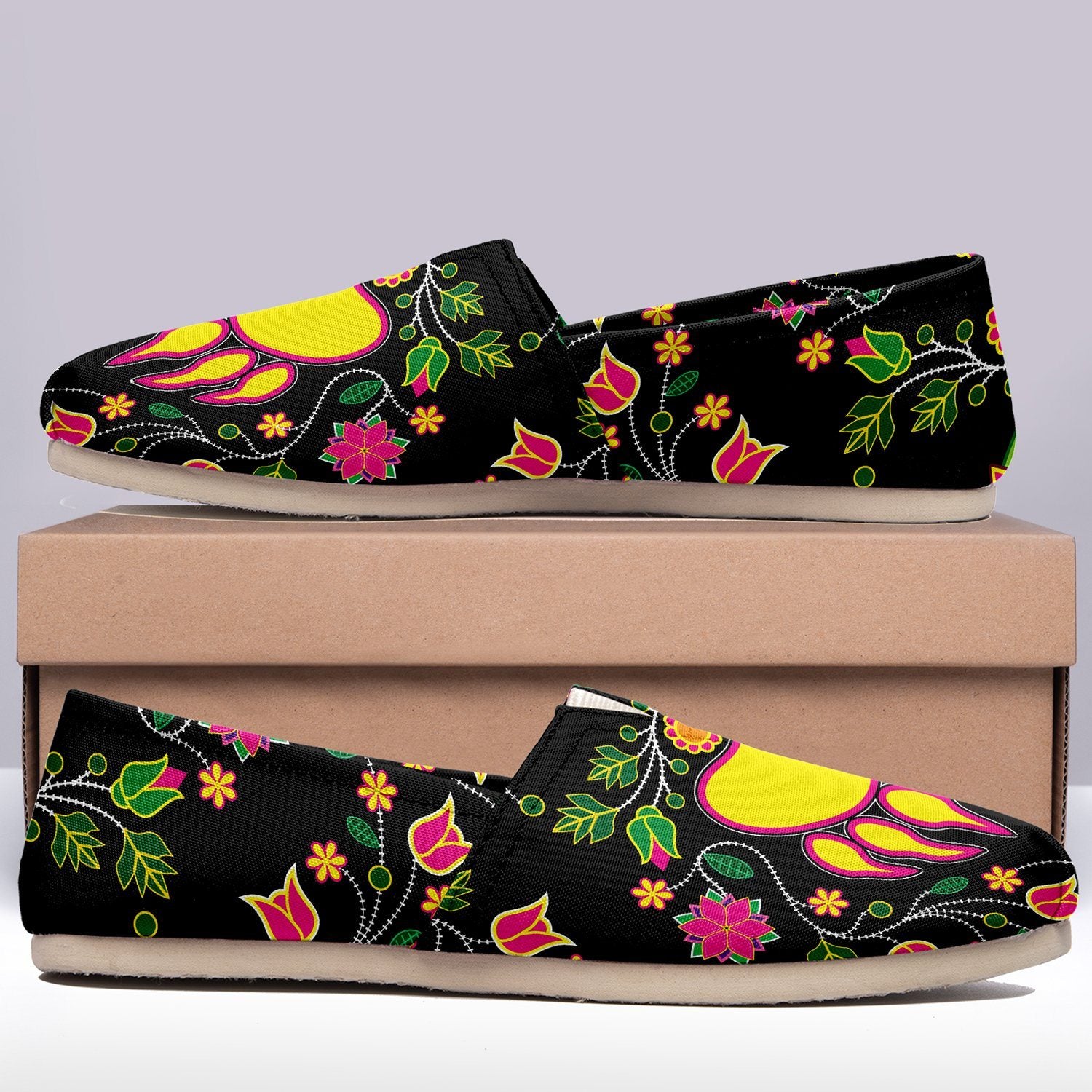 Floral Bearpaw Casual Unisex Slip On Shoe Herman