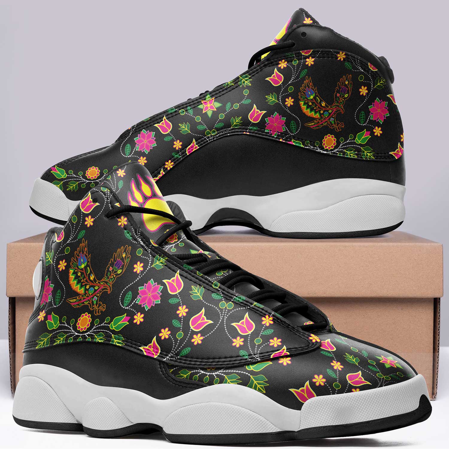 Floral Bearpaw Eagle Isstsokini Athletic Shoes Herman
