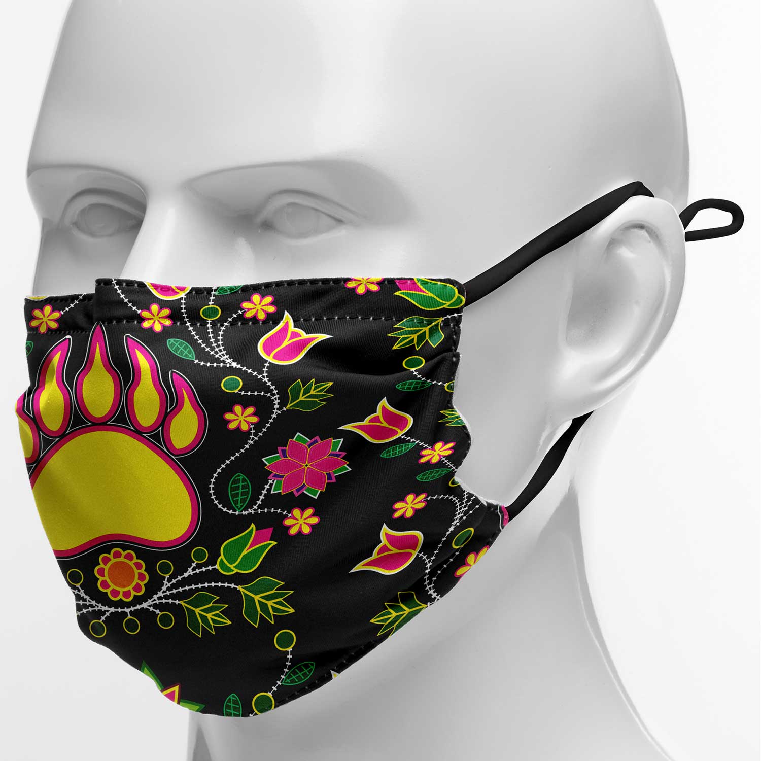 Floral Bearpaw Face Cover Herman