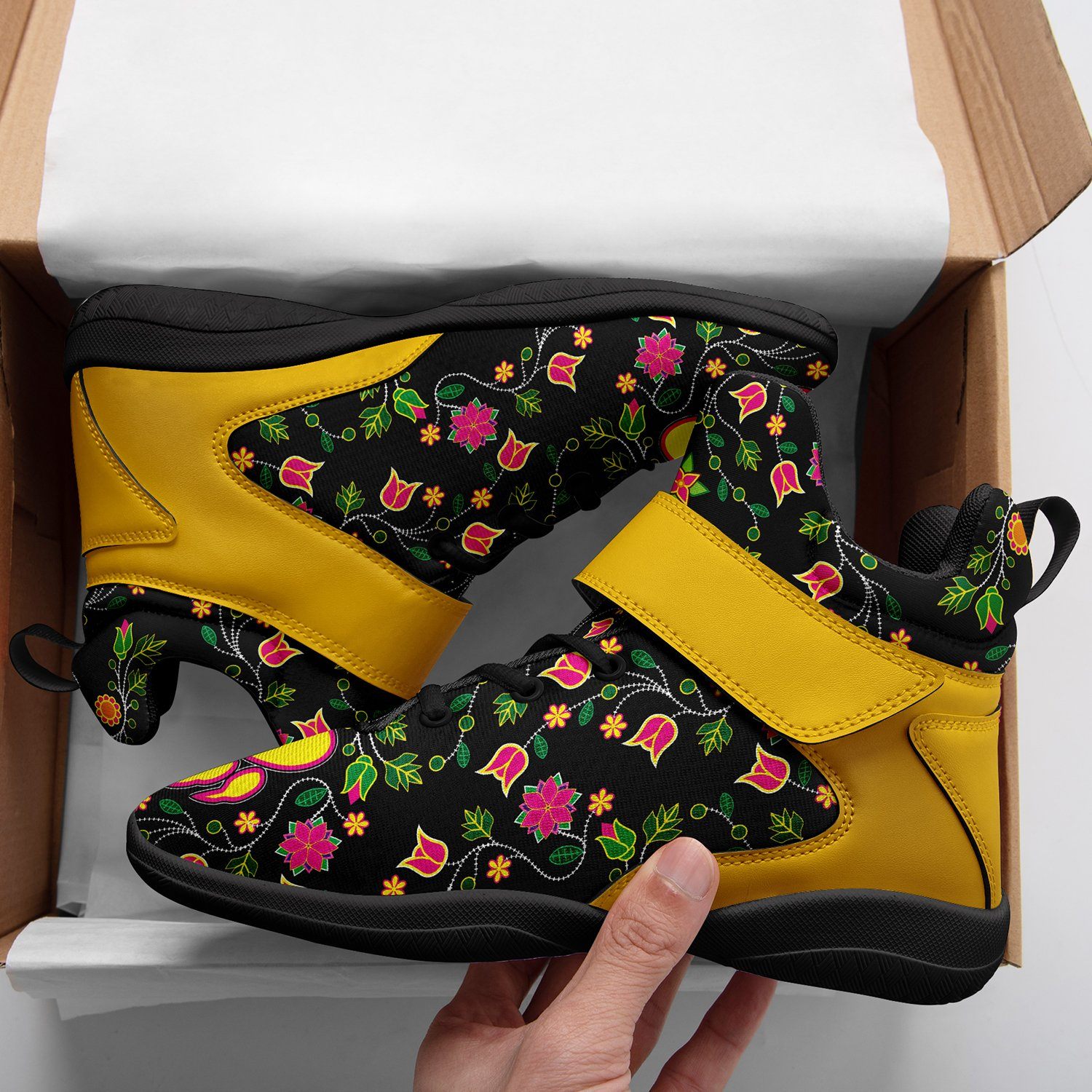Floral Bearpaw Ipottaa Basketball / Sport High Top Shoes 49 Dzine