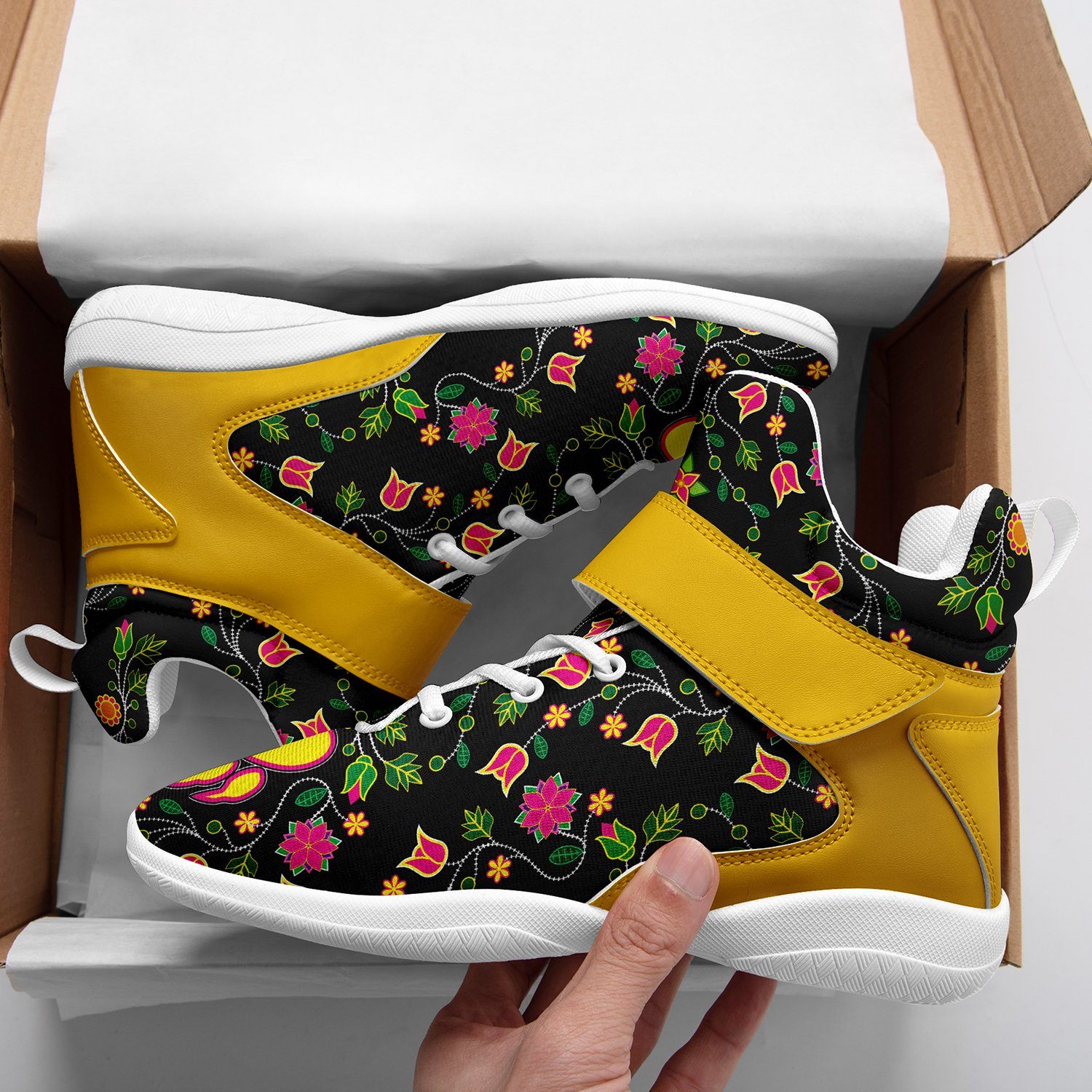 Floral Bearpaw Ipottaa Basketball / Sport High Top Shoes 49 Dzine