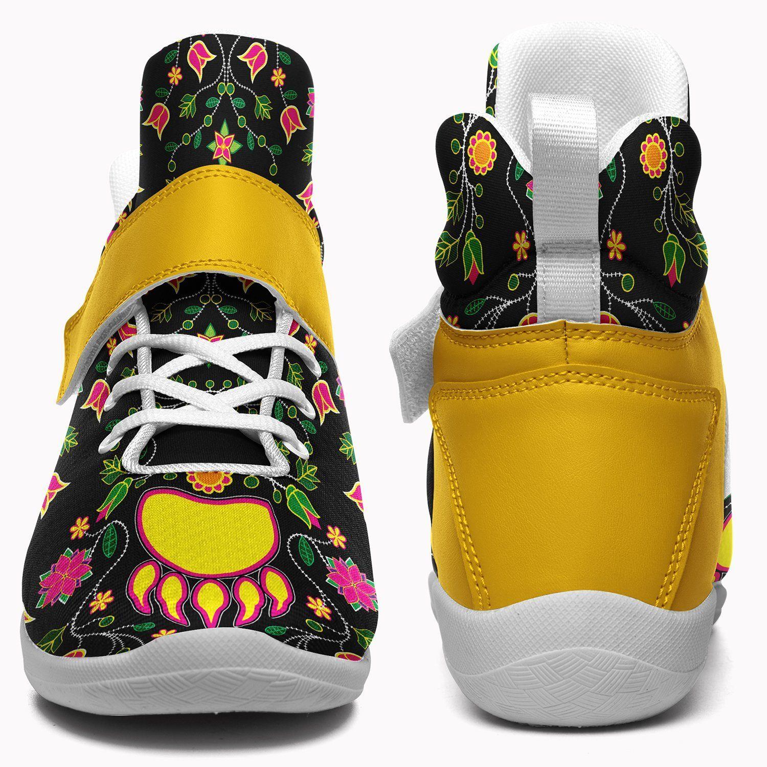 Floral Bearpaw Ipottaa Basketball / Sport High Top Shoes - White Sole 49 Dzine