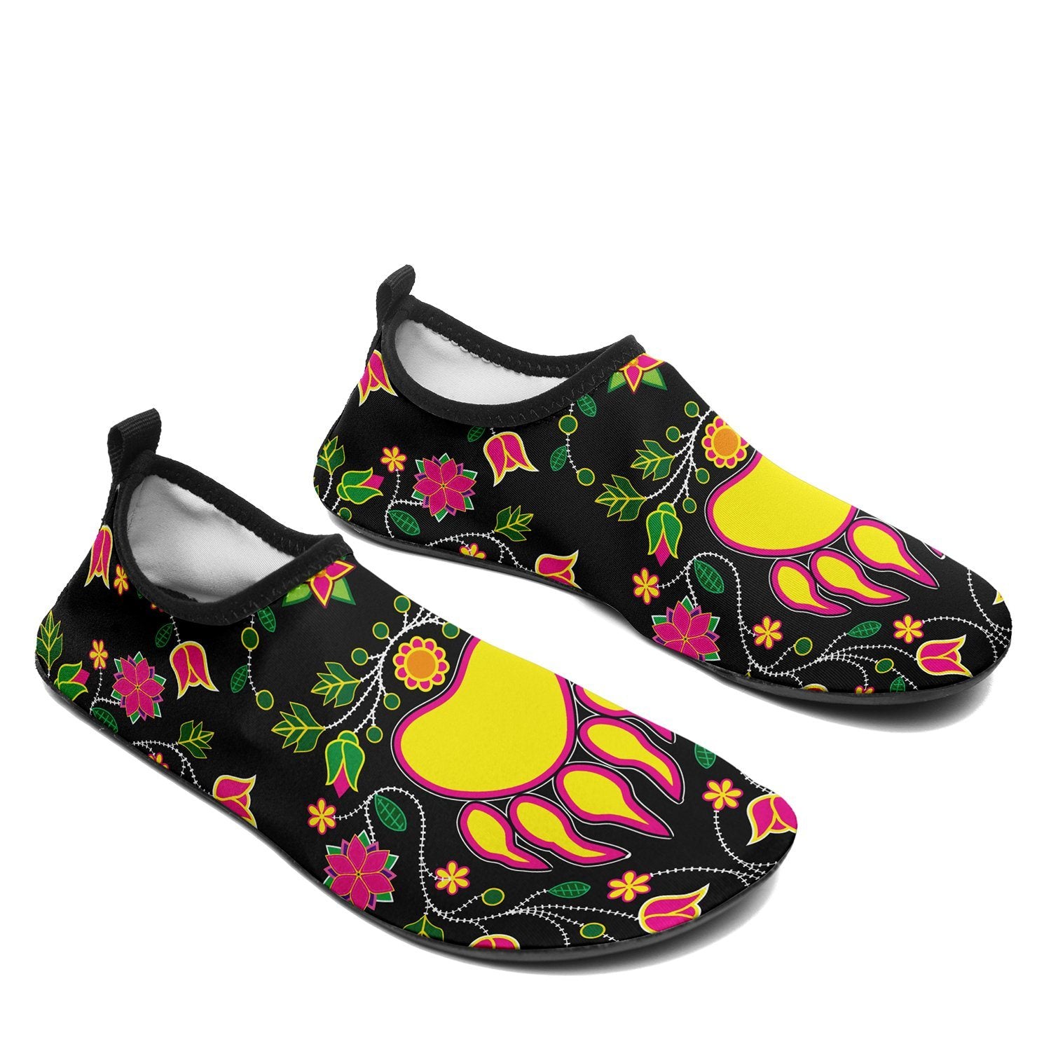 Floral Bearpaw Sockamoccs Slip On Shoes 49 Dzine