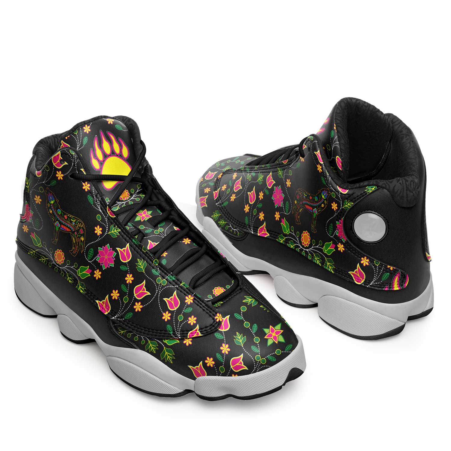 Floral Bearpaw Wolf Isstsokini Athletic Shoes Herman