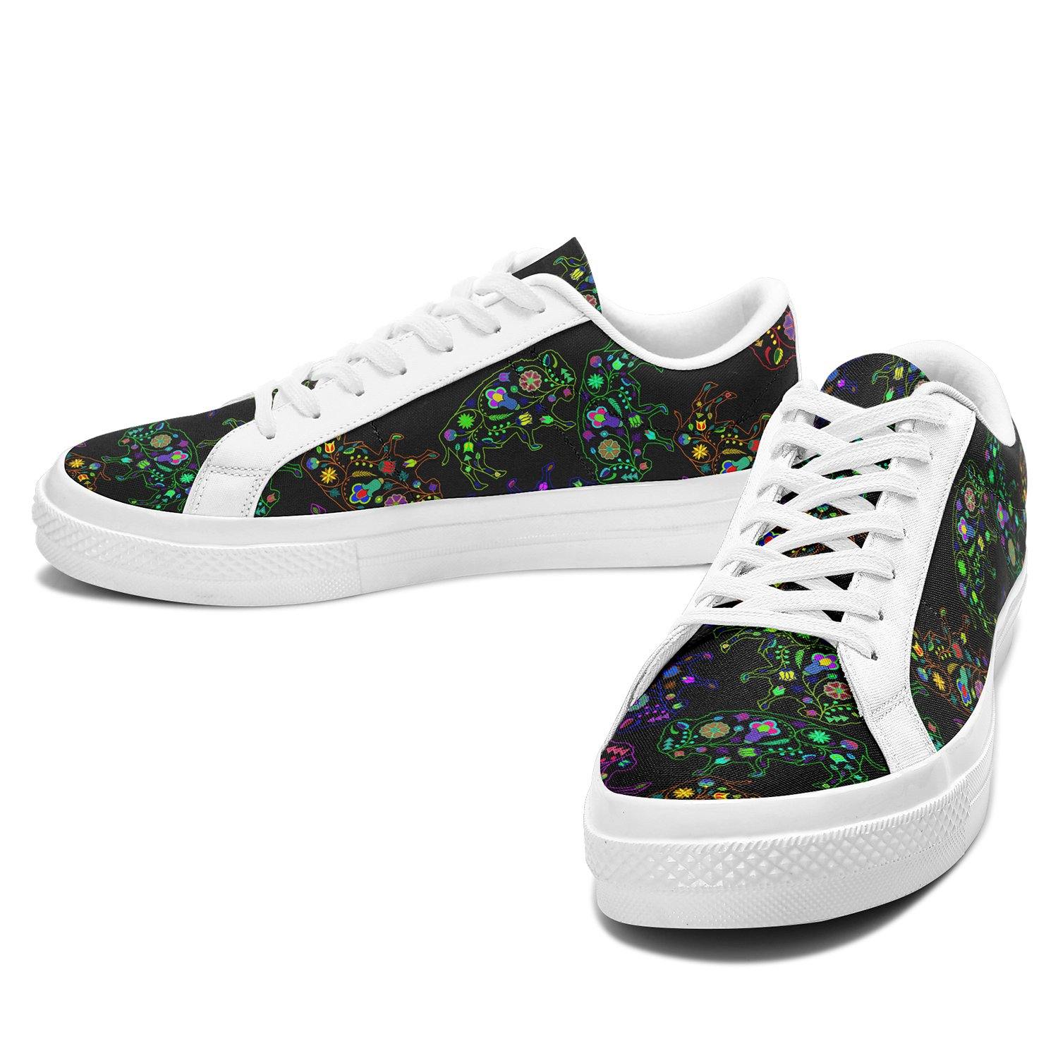 Floral Buffalo Aapisi Low Top Canvas Shoes White Sole aapisi Herman
