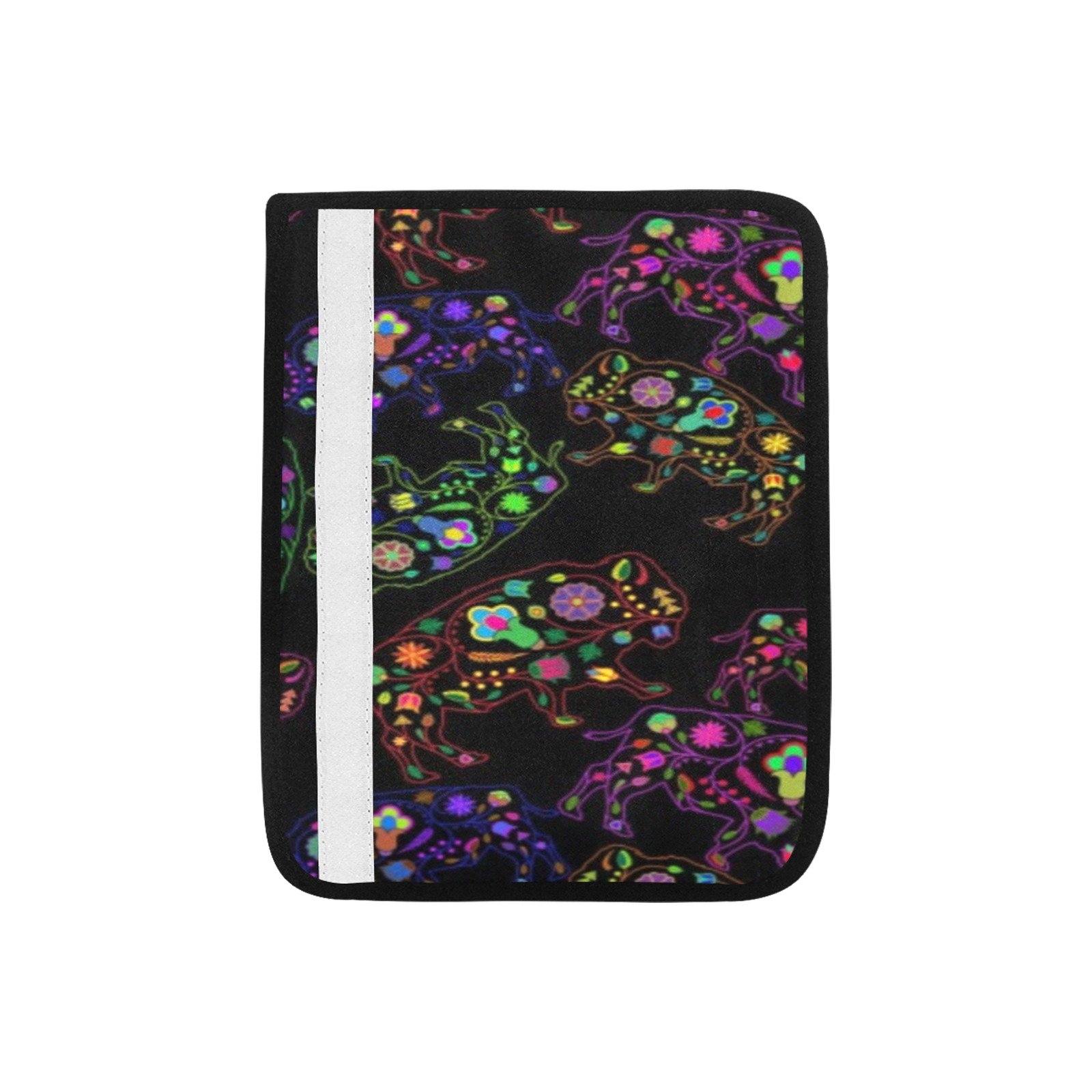 Floral Buffalo Car Seat Belt Cover 7''x12.6'' (Pack of 2) Car Seat Belt Cover 7x12.6 (Pack of 2) e-joyer