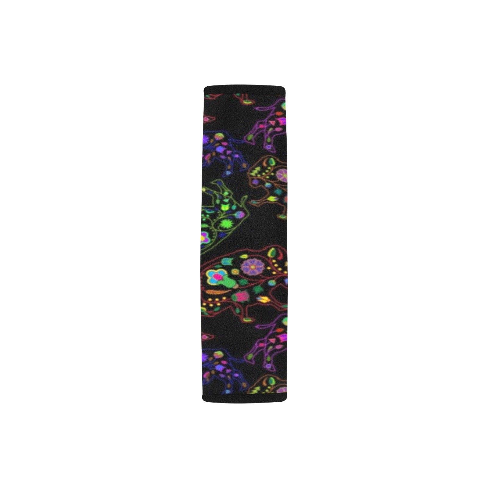Floral Buffalo Car Seat Belt Cover 7''x12.6'' (Pack of 2) Car Seat Belt Cover 7x12.6 (Pack of 2) e-joyer