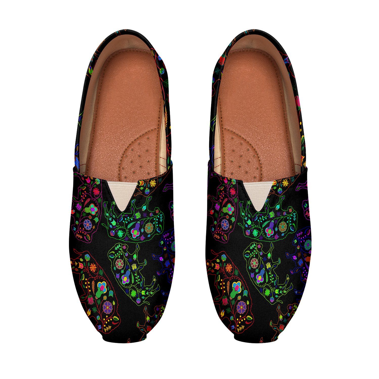 Floral Buffalo Casual Unisex Slip On Shoe Herman