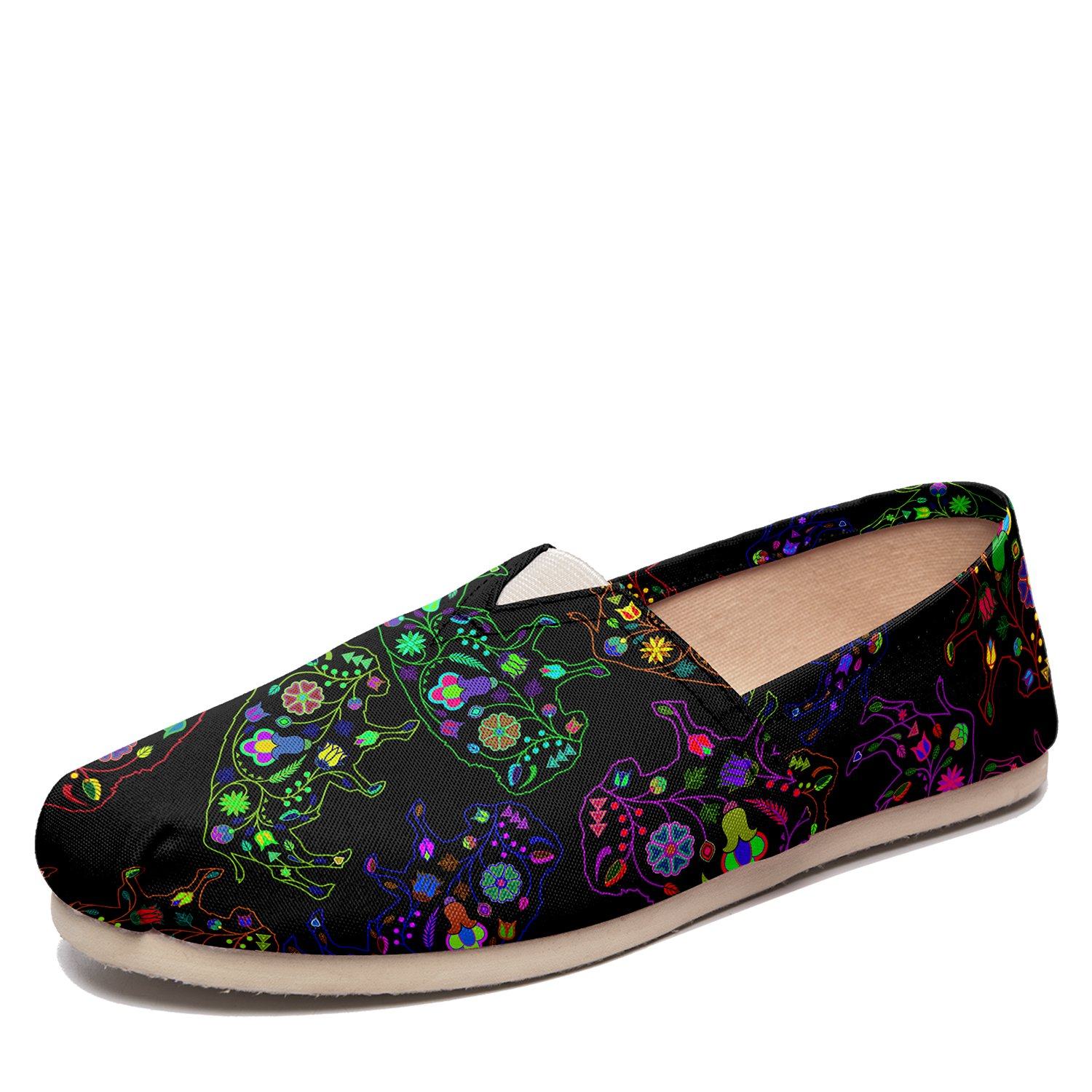 Floral Buffalo Casual Unisex Slip On Shoe Herman