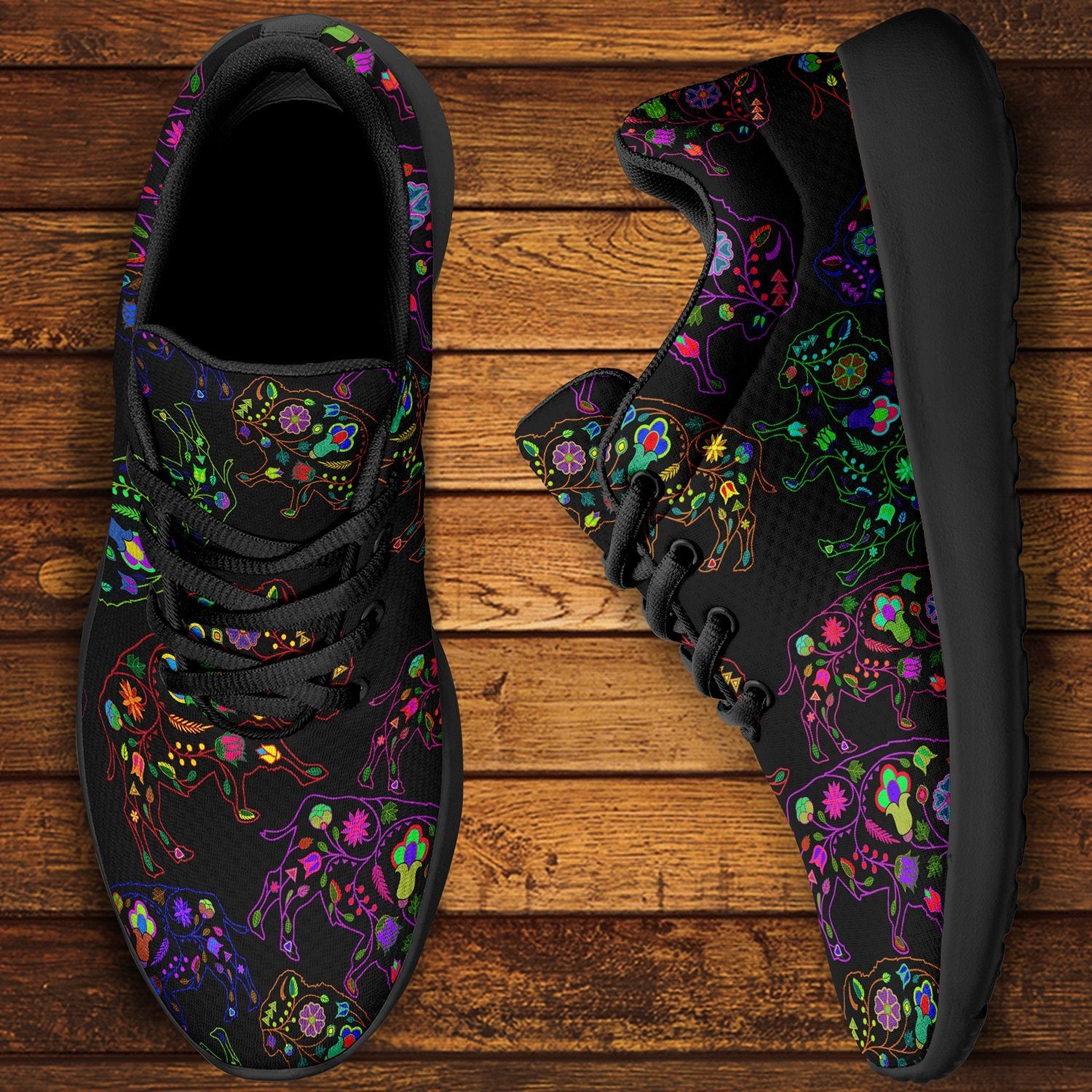Floral Buffalo Ikkaayi Sport Sneakers ikkaayi Herman
