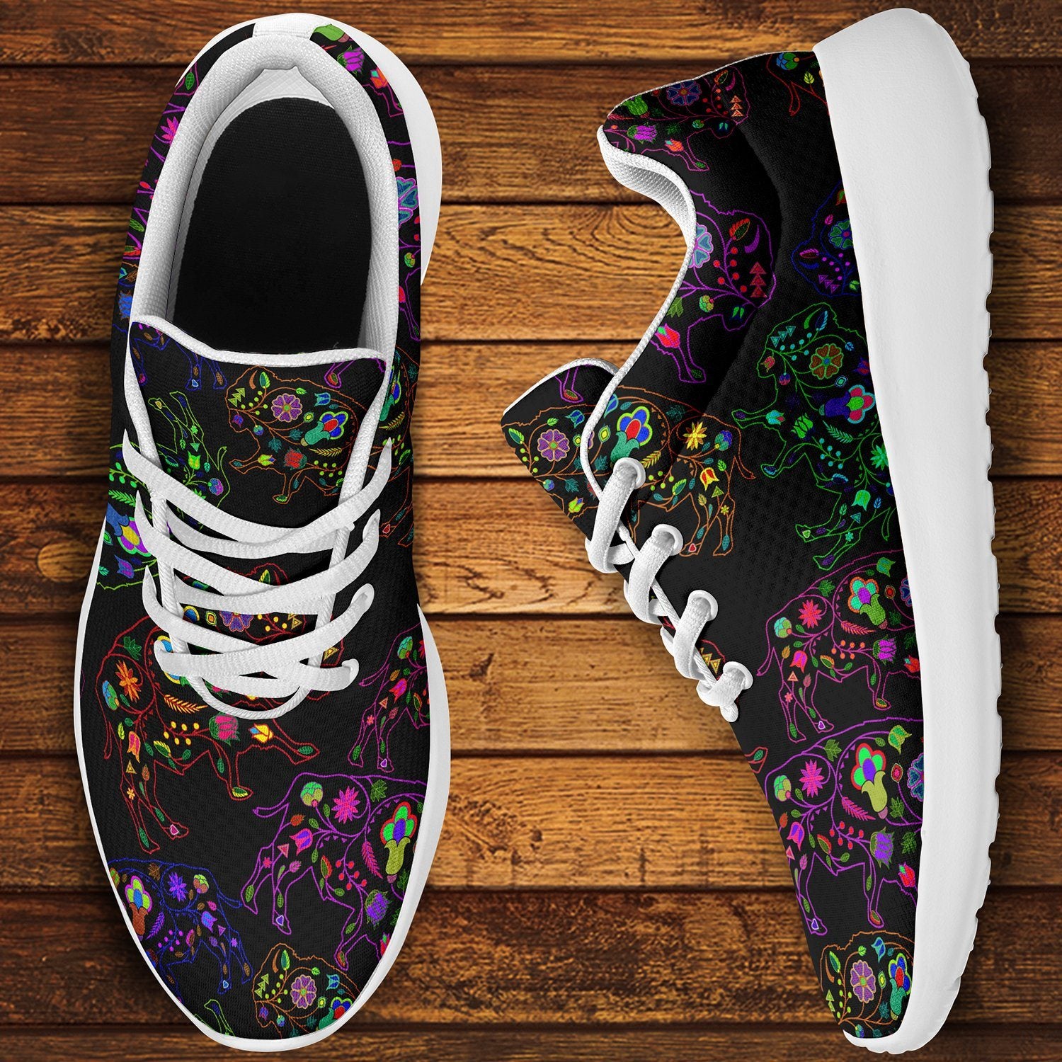 Floral Buffalo Ikkaayi Sport Sneakers ikkaayi Herman