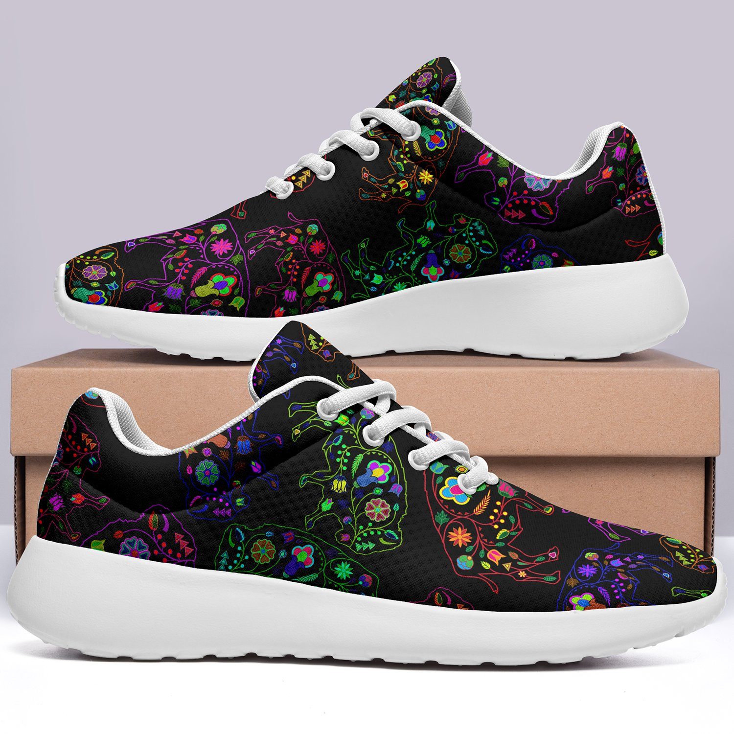 Floral Buffalo Ikkaayi Sport Sneakers ikkaayi Herman
