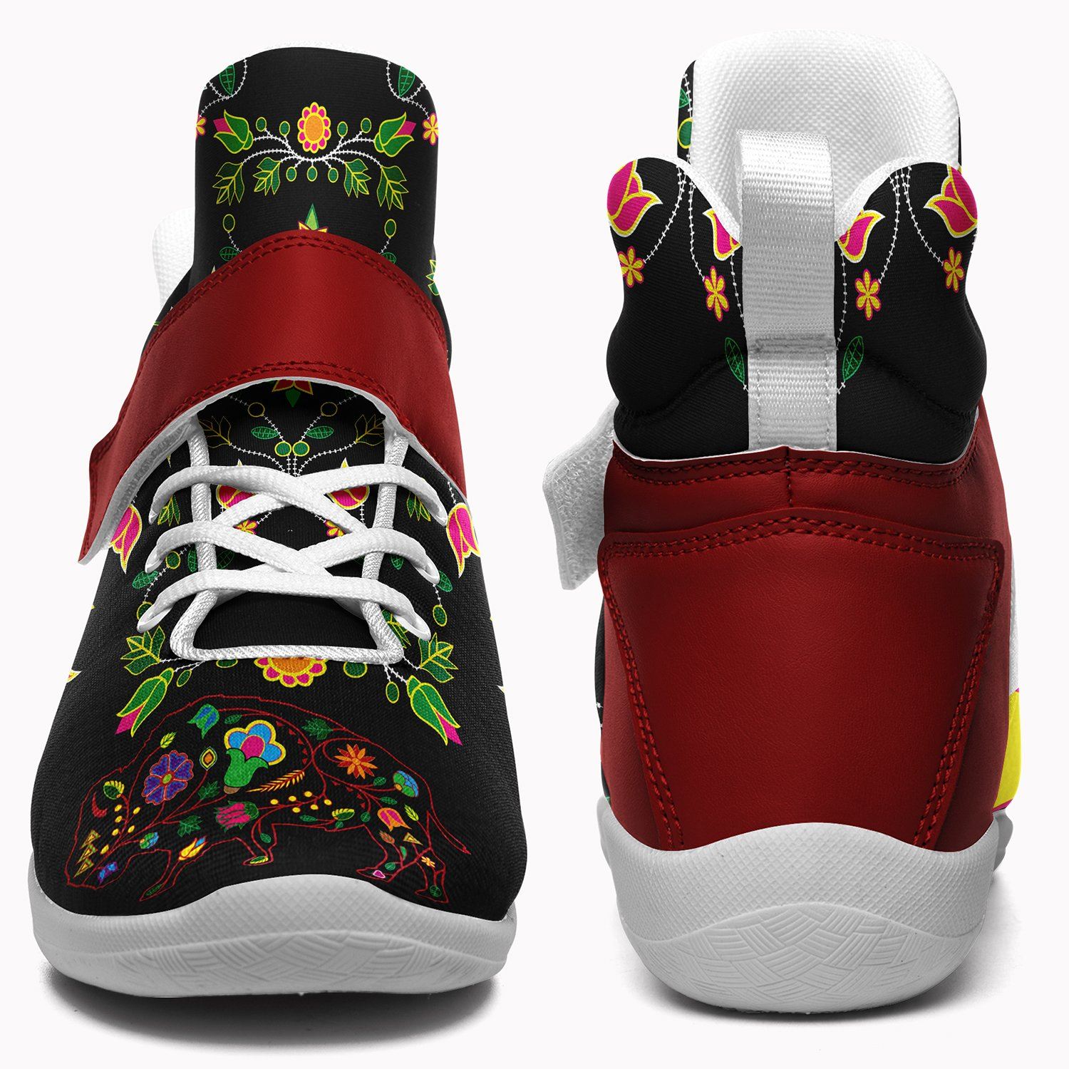 Floral Buffalo Ipottaa Basketball / Sport High Top Shoes 49 Dzine