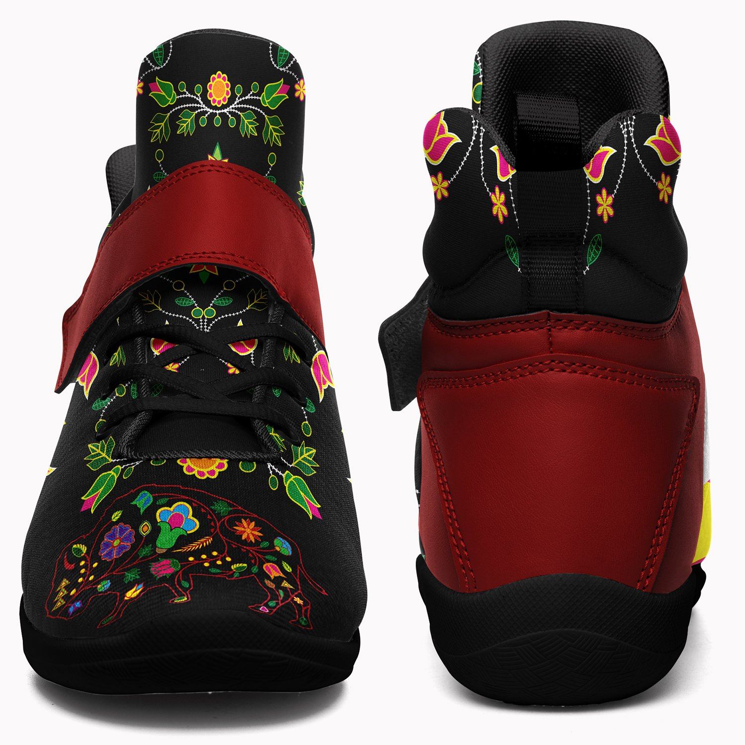 Floral Buffalo Ipottaa Basketball / Sport High Top Shoes 49 Dzine