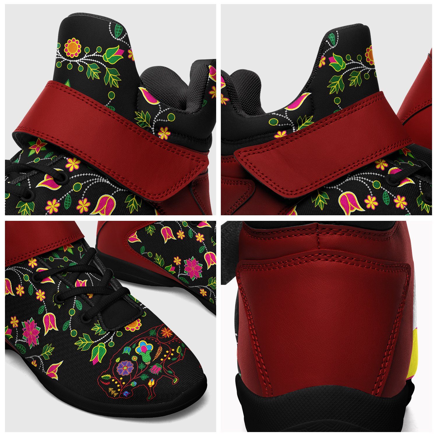Floral Buffalo Ipottaa Basketball / Sport High Top Shoes 49 Dzine