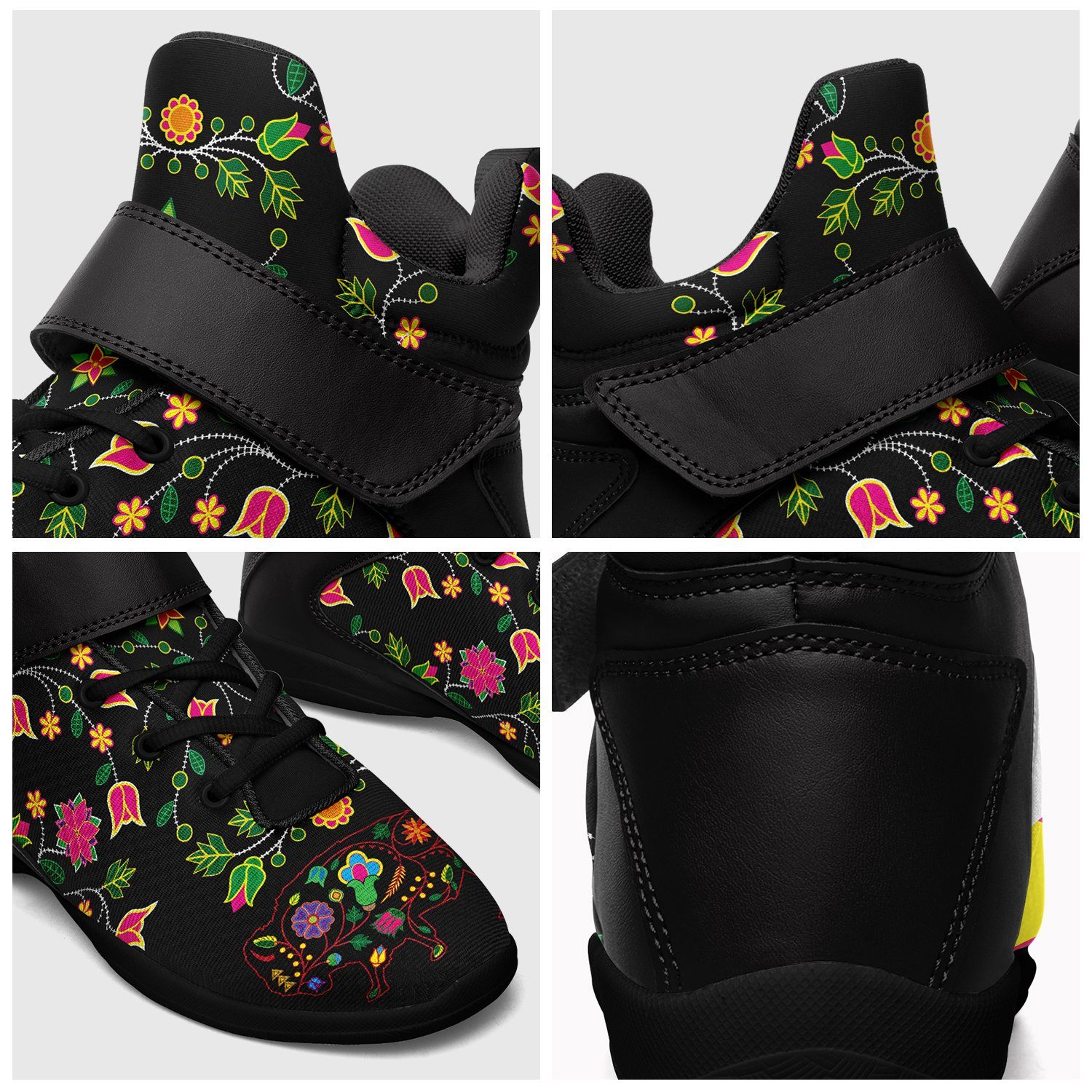 Floral Buffalo Ipottaa Basketball / Sport High Top Shoes 49 Dzine