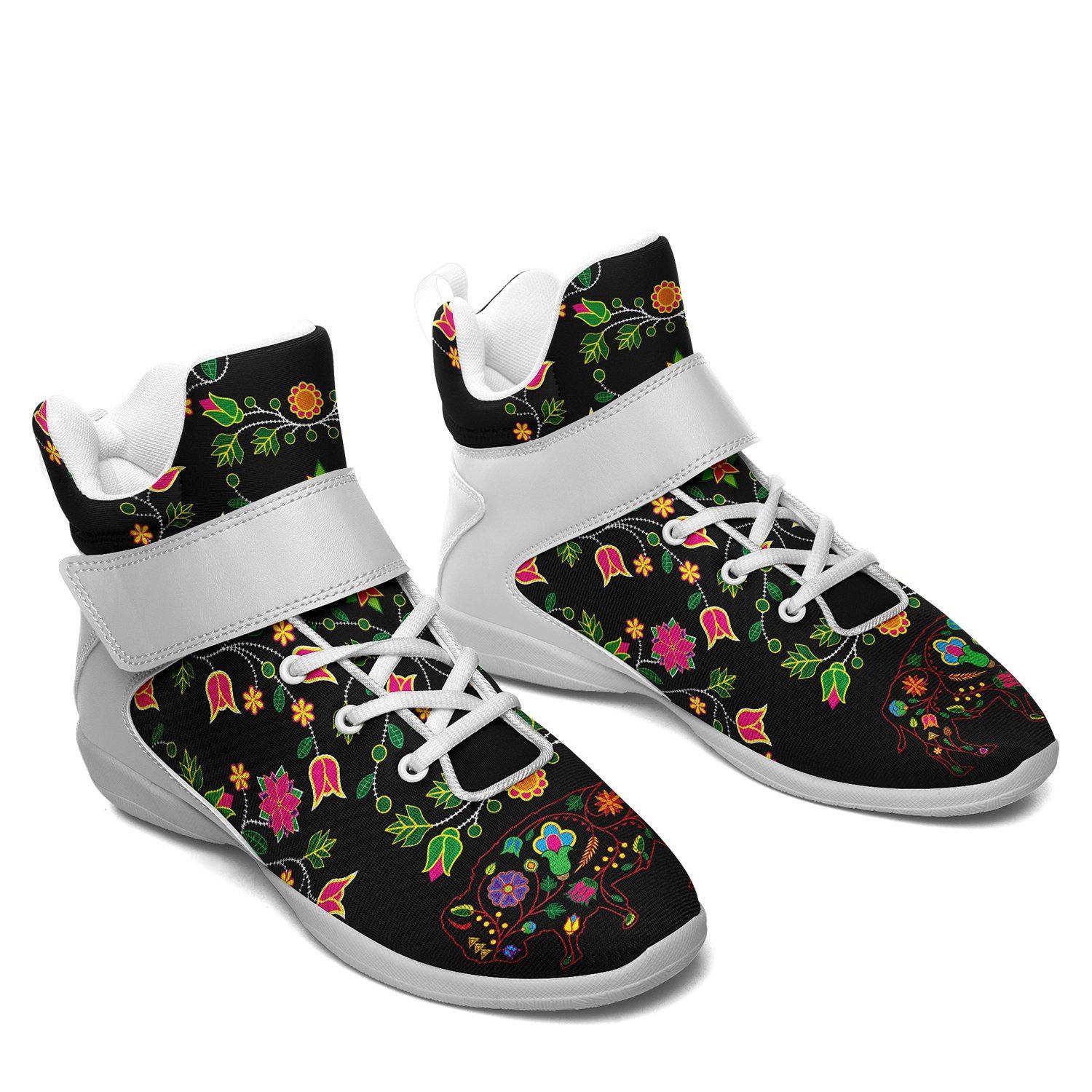 Floral Buffalo Ipottaa Basketball / Sport High Top Shoes - White Sole 49 Dzine
