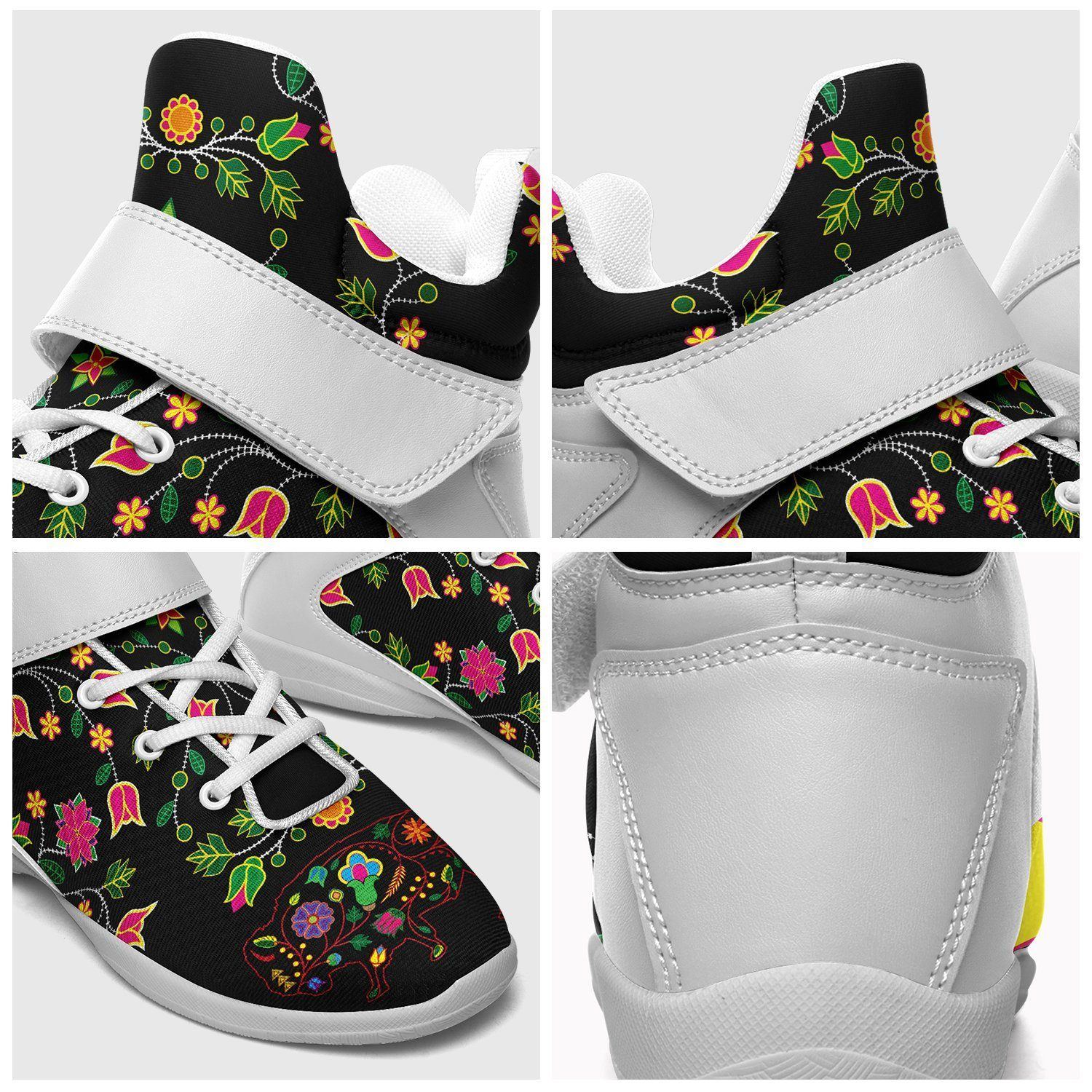 Floral Buffalo Ipottaa Basketball / Sport High Top Shoes - White Sole 49 Dzine