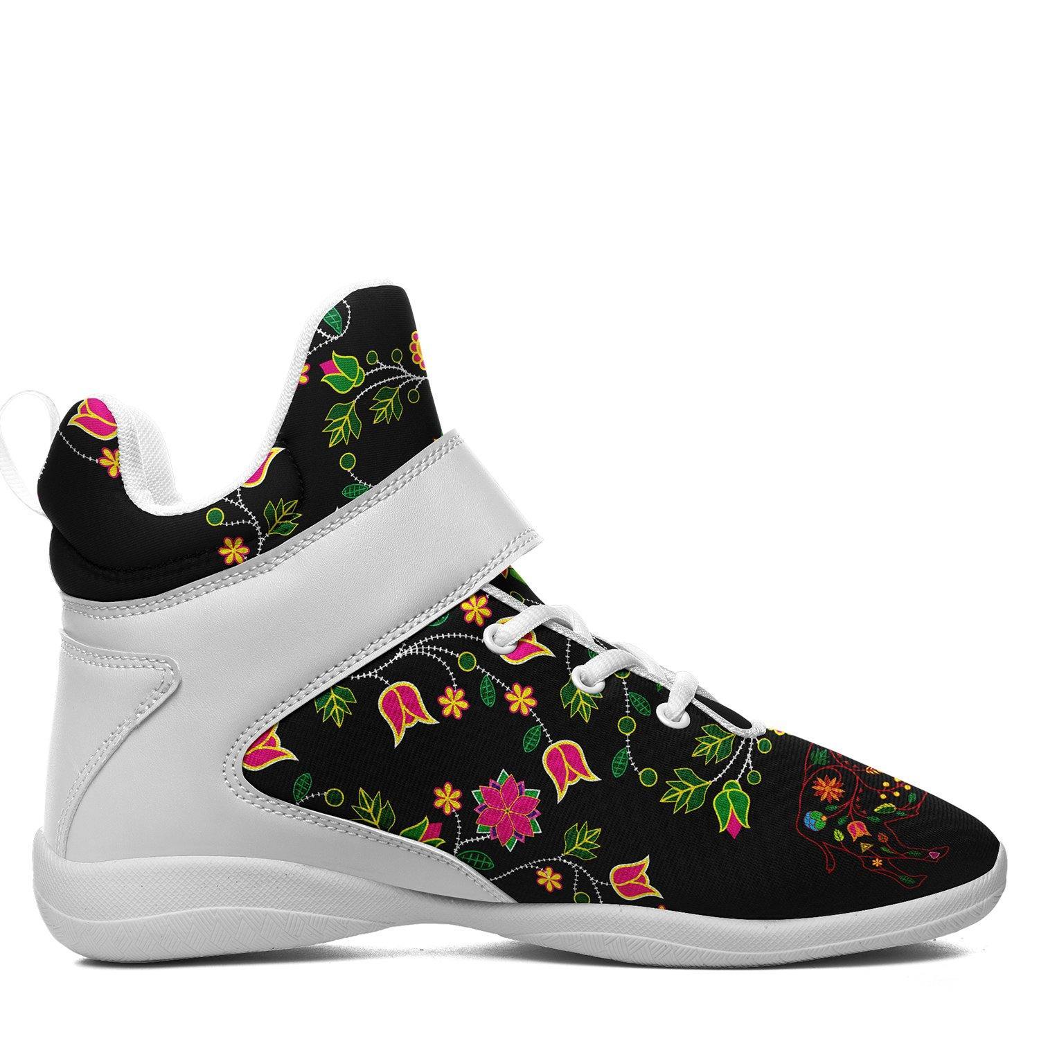 Floral Buffalo Ipottaa Basketball / Sport High Top Shoes - White Sole 49 Dzine