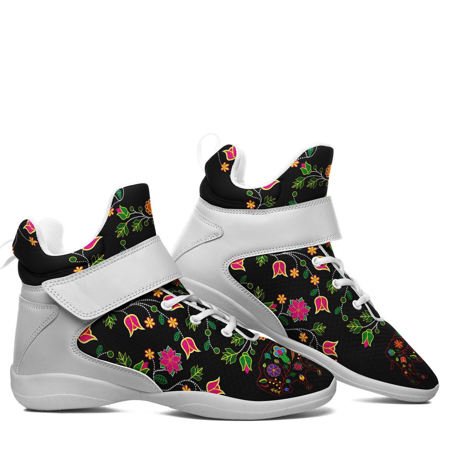 Floral Buffalo Ipottaa Basketball / Sport High Top Shoes - White Sole 49 Dzine