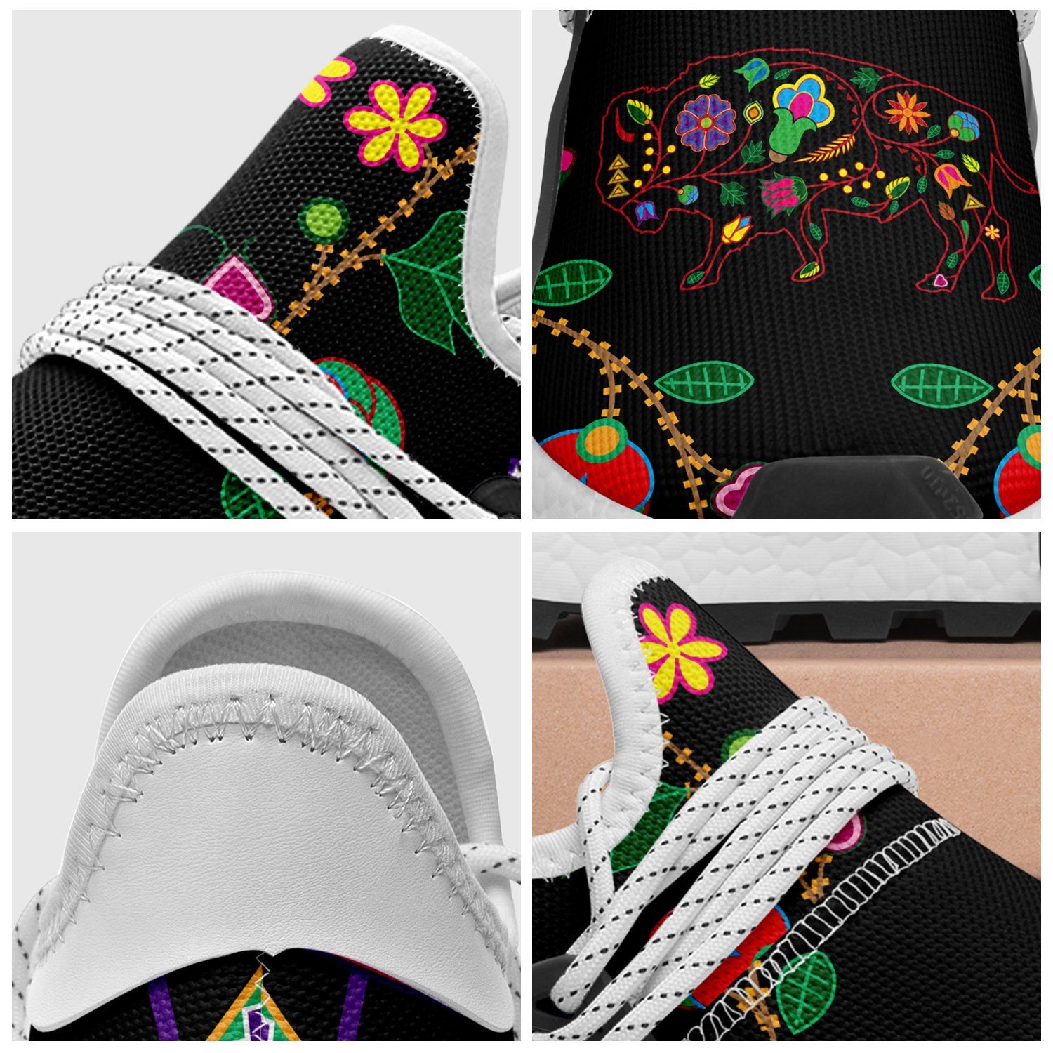 Floral Buffalo Okaki Sneakers Shoes 49 Dzine