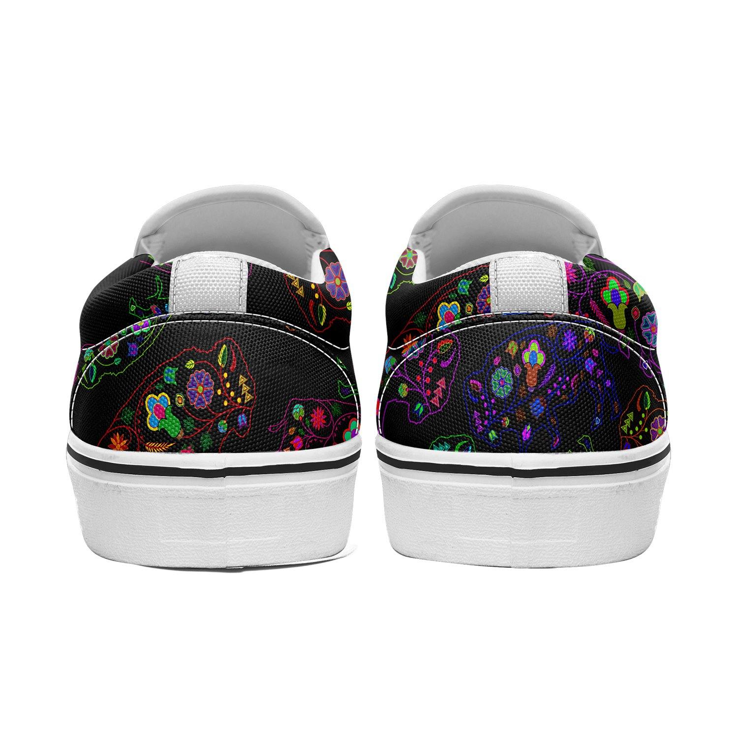 Floral Buffalo Otoyimm Canvas Slip On Shoes otoyimm Herman