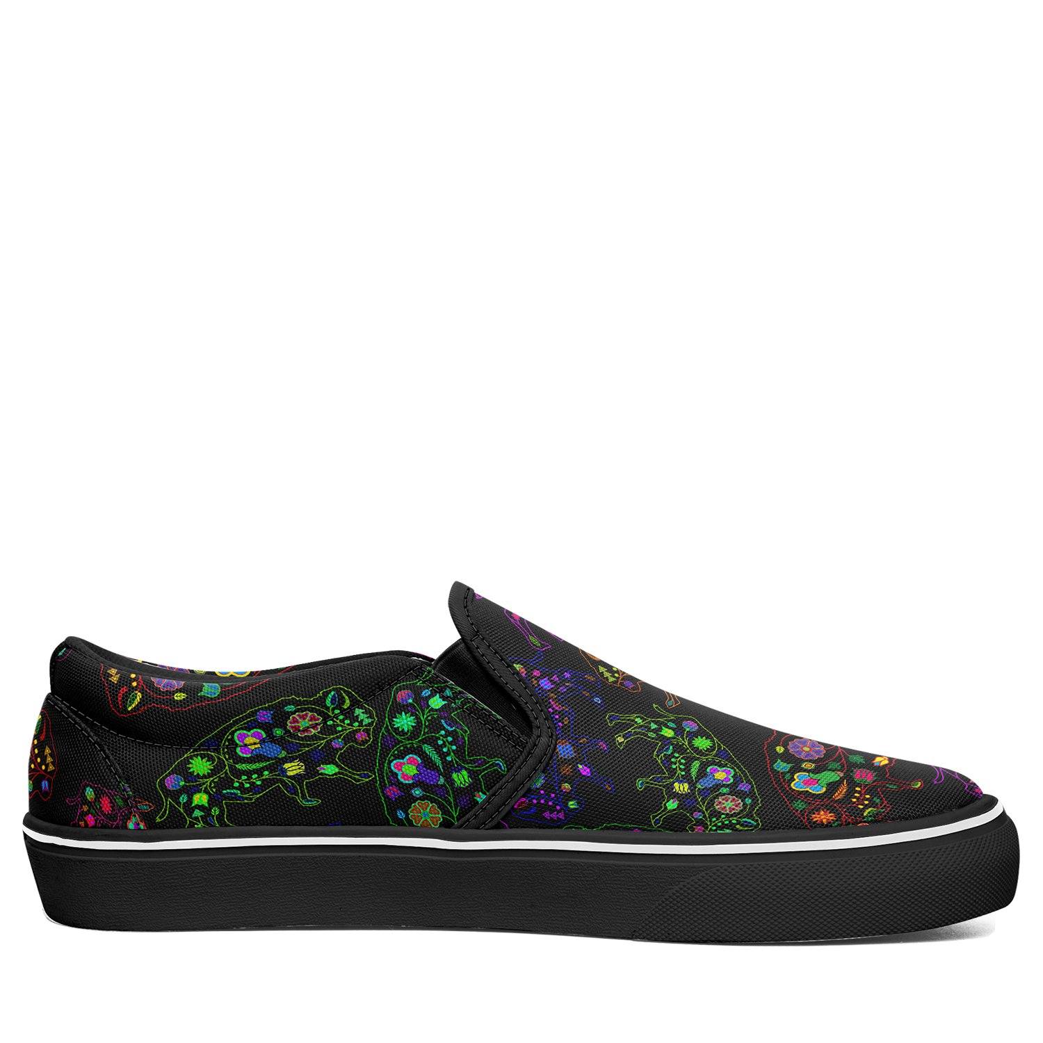 Floral Buffalo Otoyimm Canvas Slip On Shoes otoyimm Herman