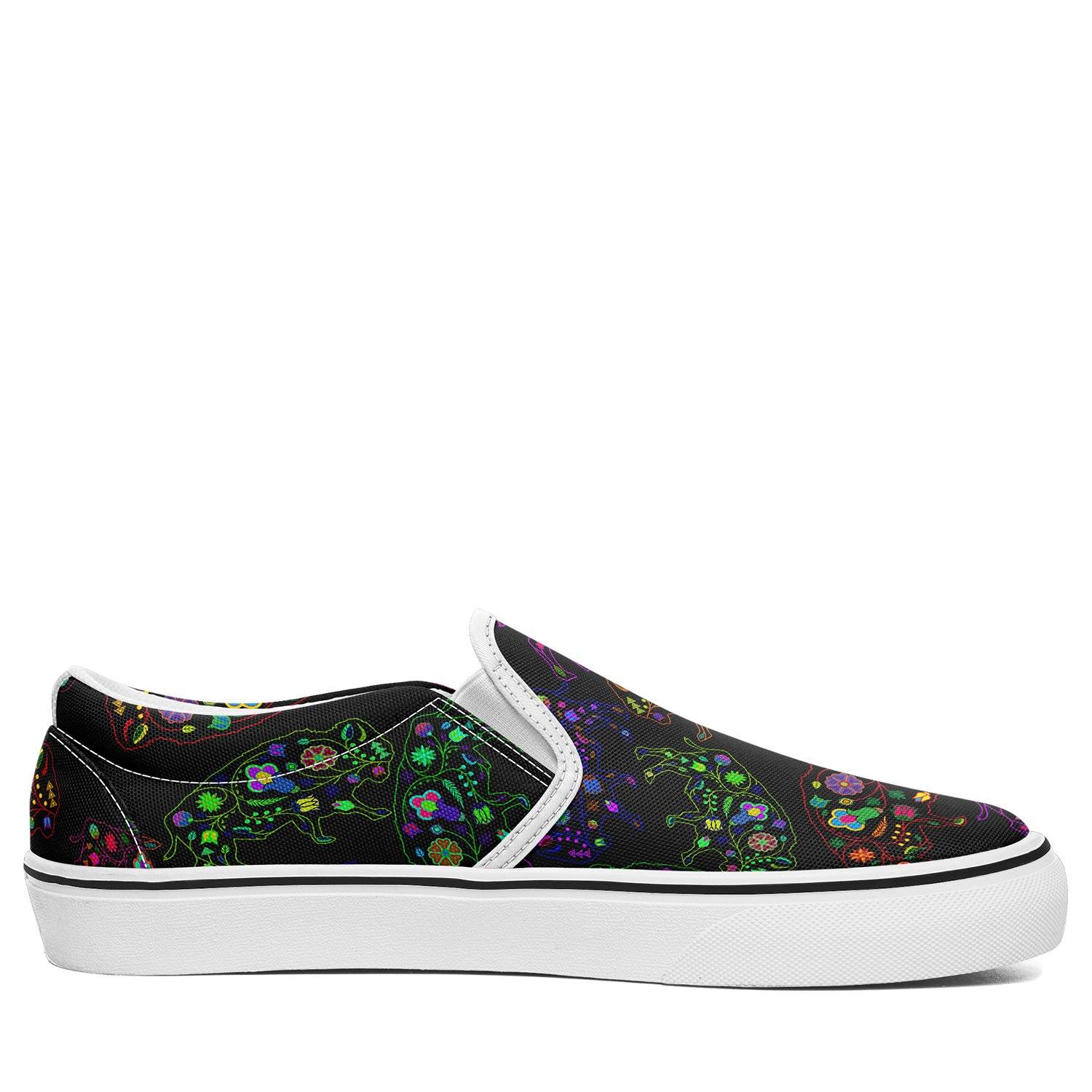 Floral Buffalo Otoyimm Canvas Slip On Shoes otoyimm Herman