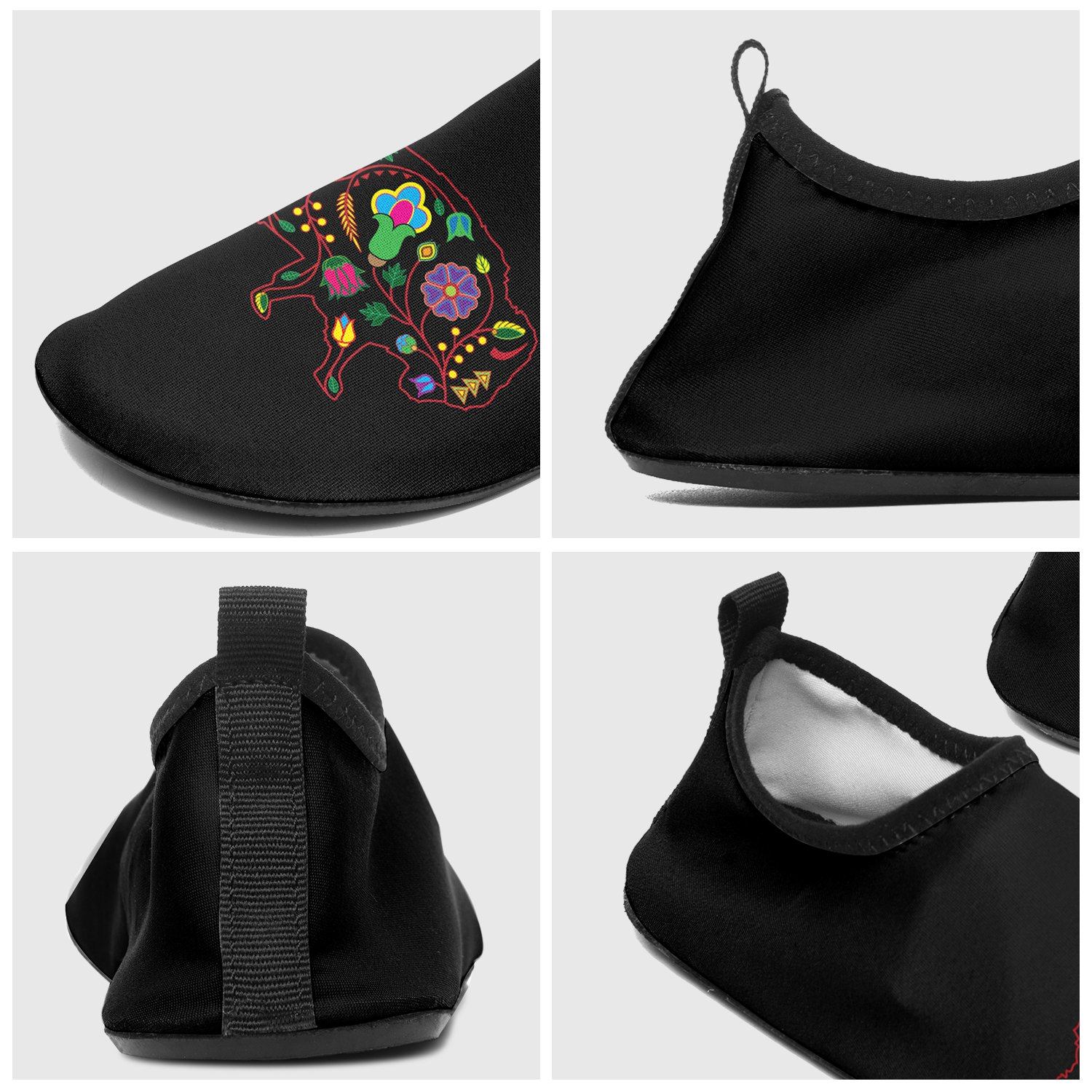 Floral Buffalo Sockamoccs Slip On Shoes 49 Dzine