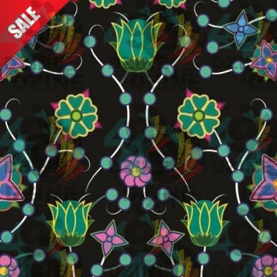 Floral Damask Garden Cotton Poplin Fabric By the Yard Fabric NBprintex