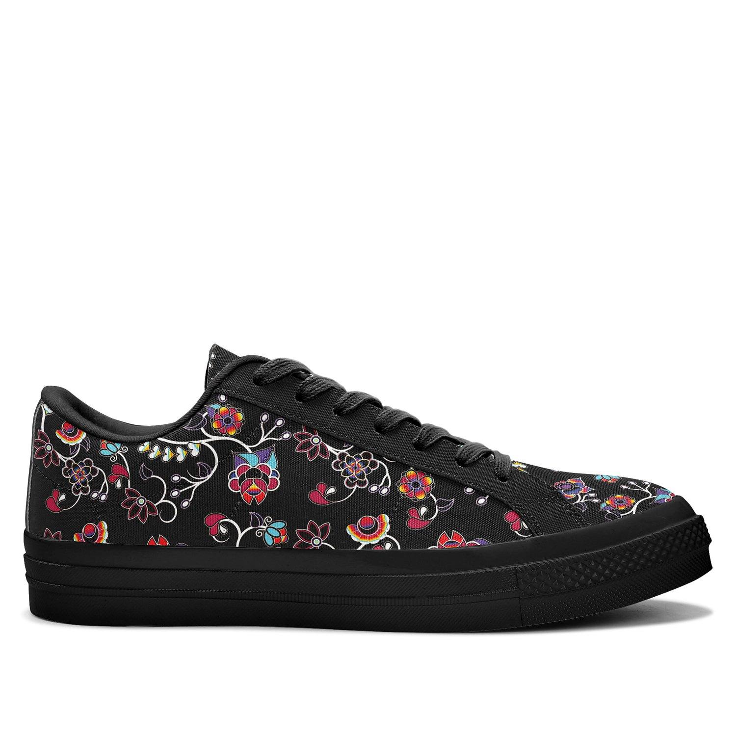 Floral Danseur Aapisi Low Top Canvas Shoes Black Sole aapisi Herman