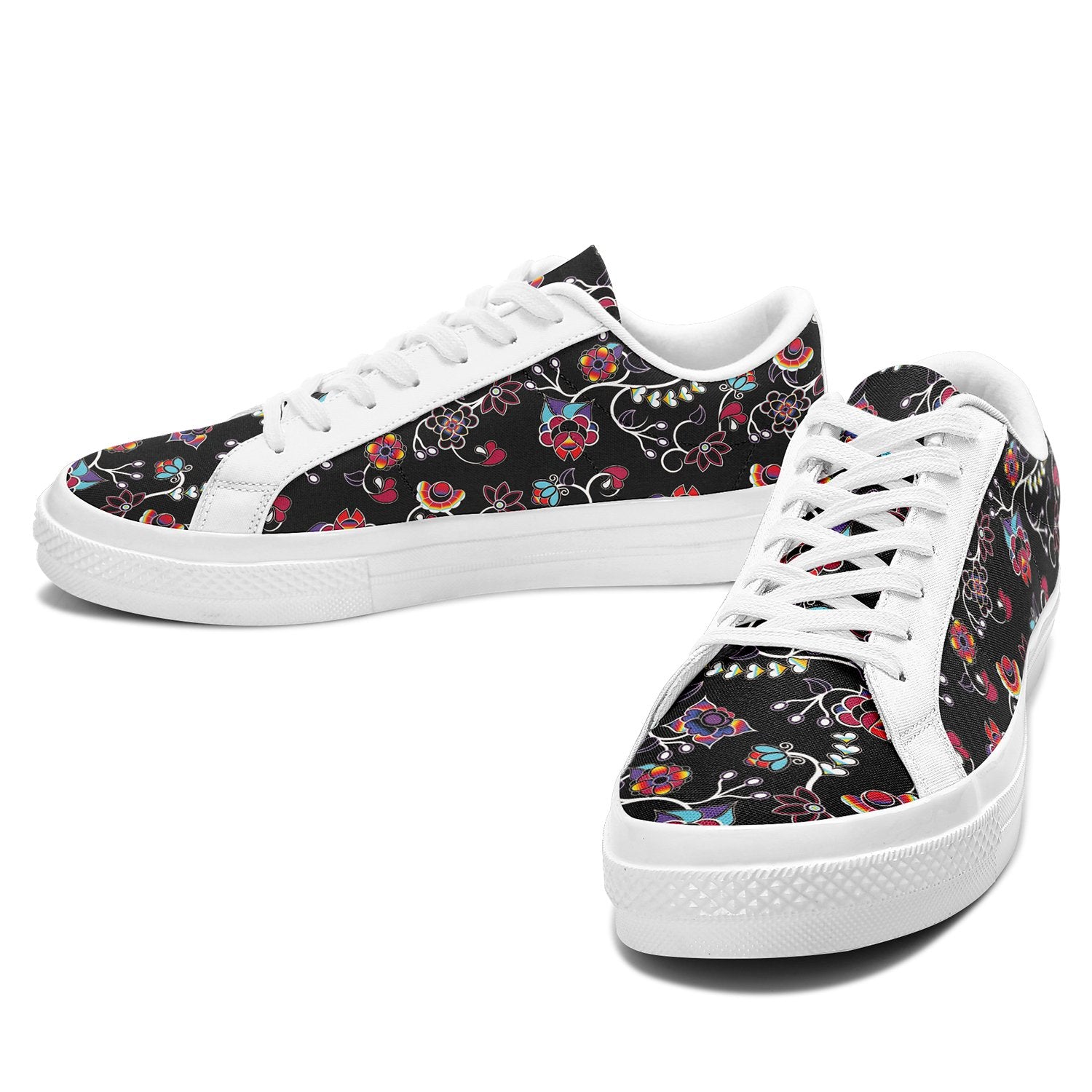 Floral Danseur Aapisi Low Top Canvas Shoes White Sole aapisi Herman