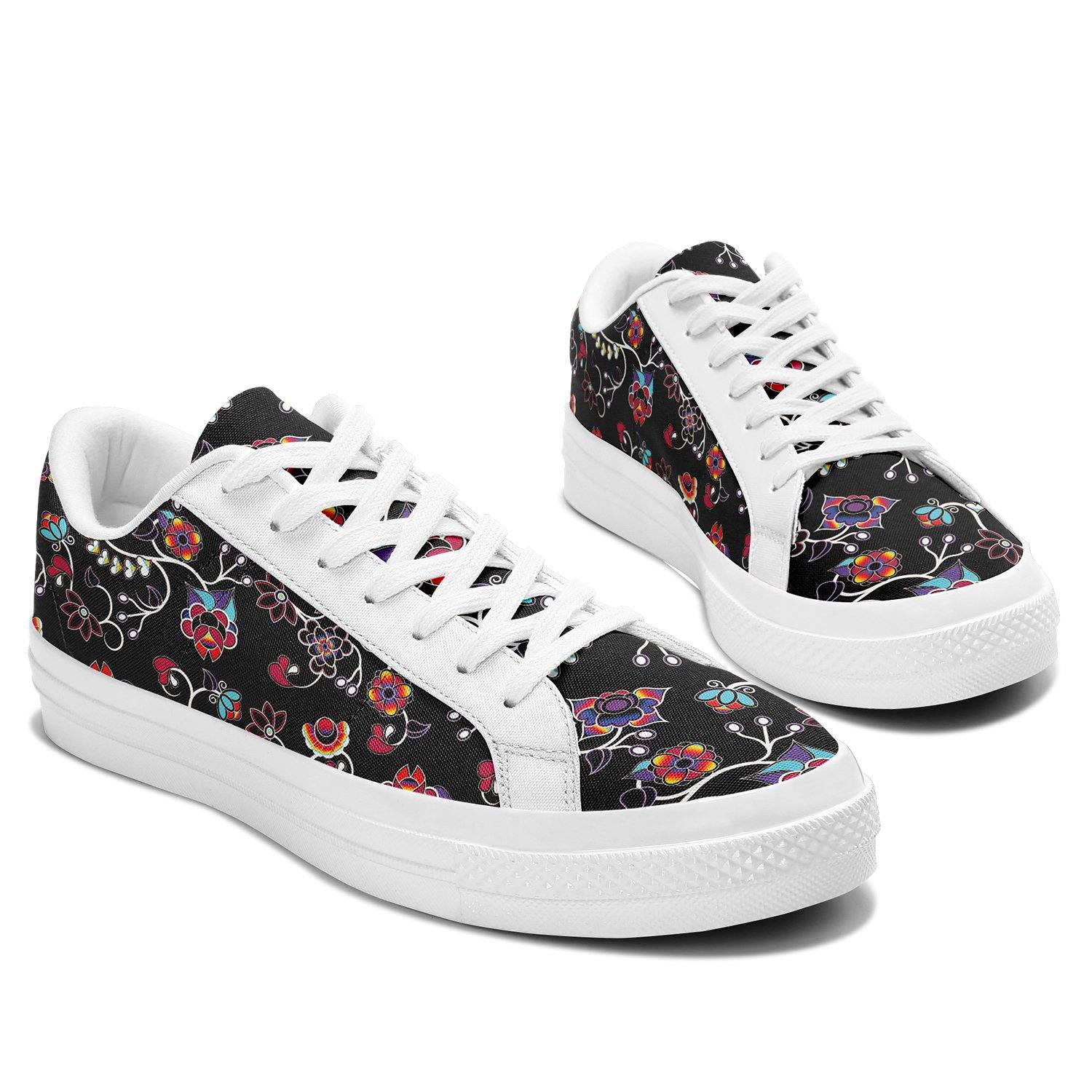 Floral Danseur Aapisi Low Top Canvas Shoes White Sole aapisi Herman